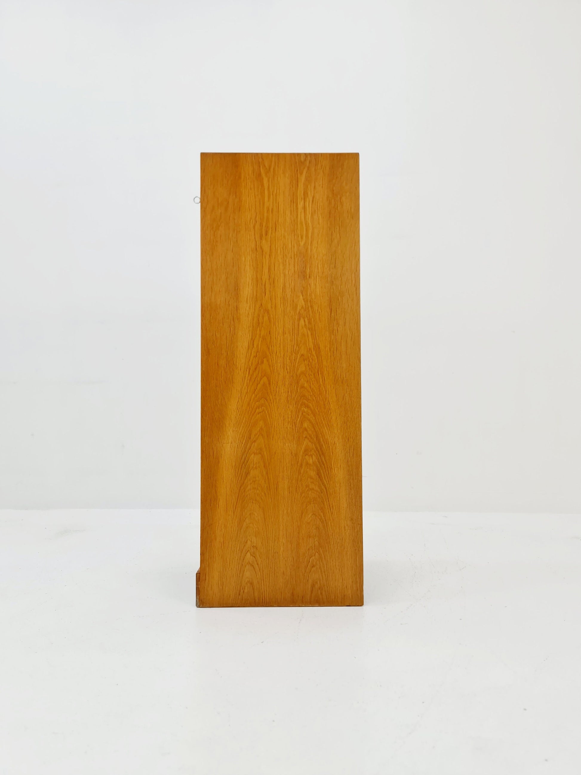 Mid century German roll document cabinet in Oak Wood by MW Büro Möbel , 1950s
