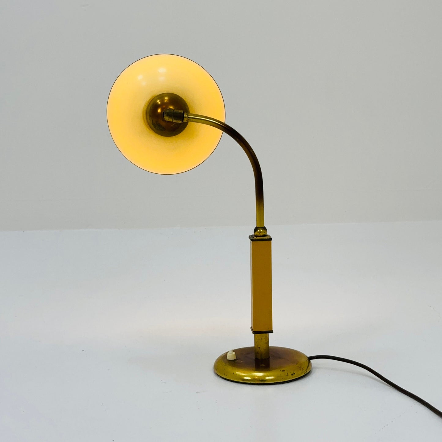 Art Deco Bakelite & Brass Table Lamp, Germany, 1960s