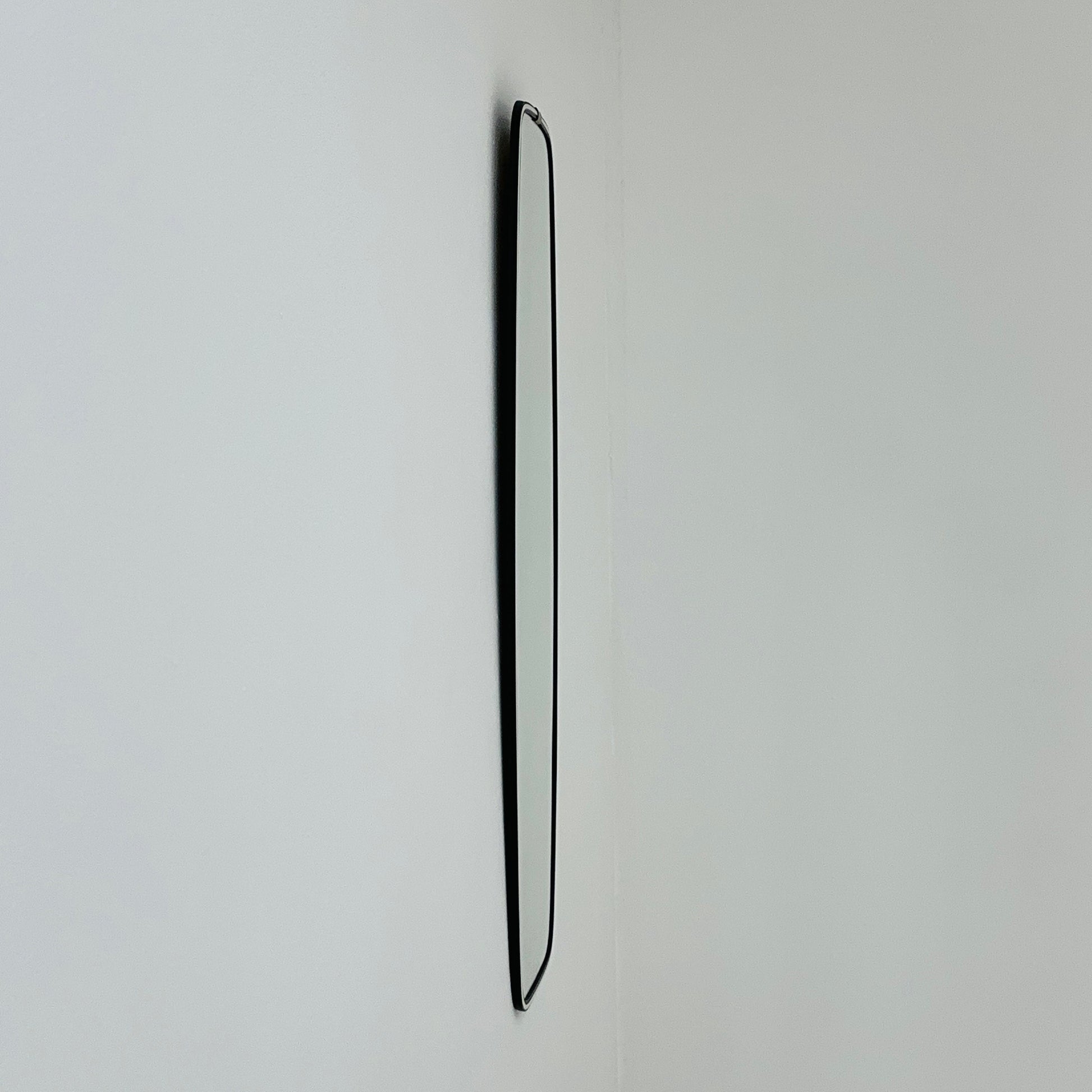 Original kidney asymmetrical vintage mirror from the 60s