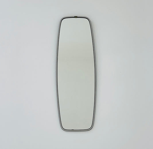 Original kidney asymmetrical vintage mirror from the 60s
