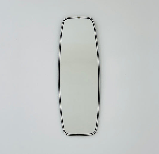 Original kidney asymmetrical vintage mirror from the 60s