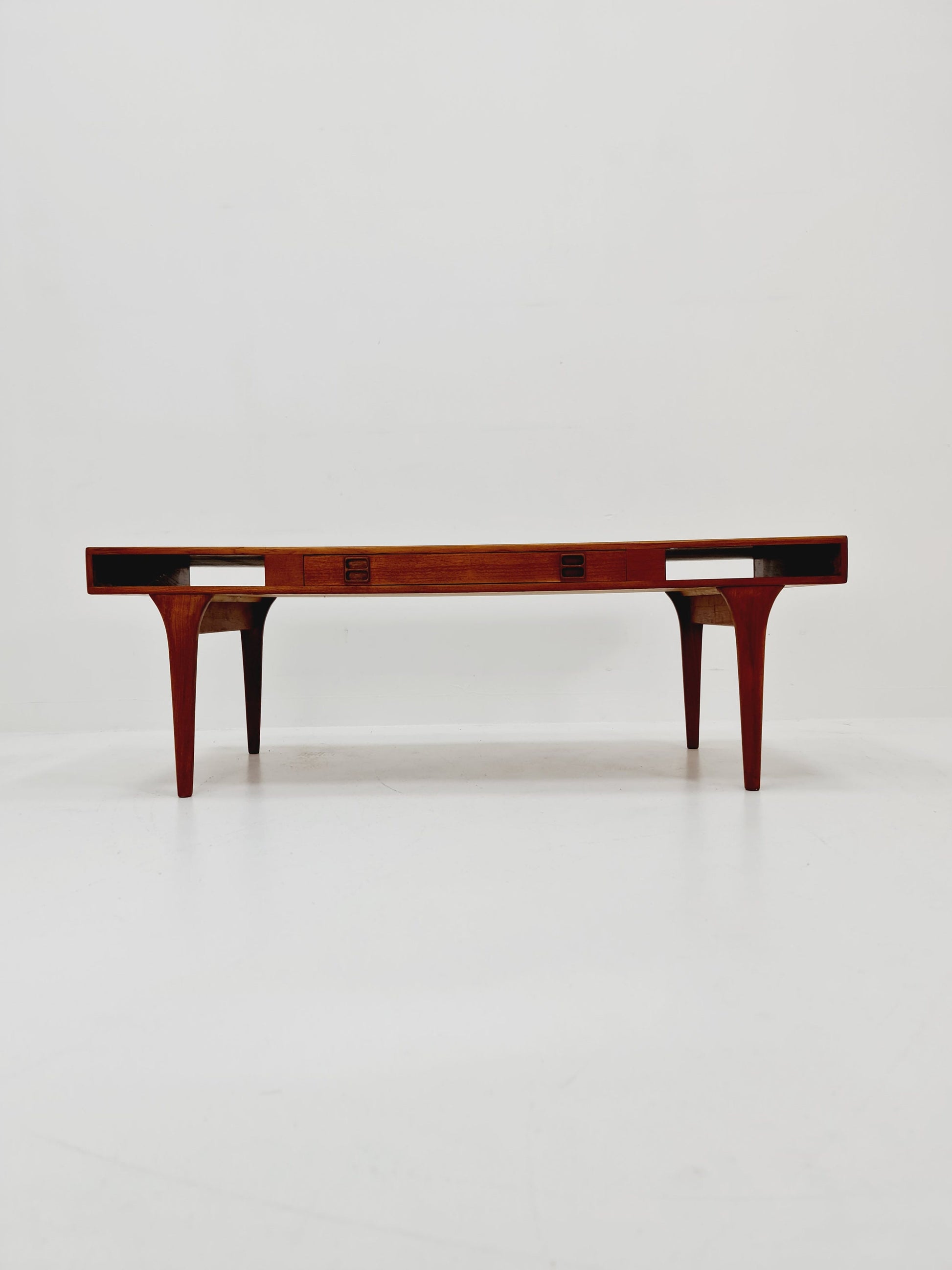 Rare Danish Teak Coffee Table by Nanna Ditzel for Silkeborg Møbelfabrik, 1960s
