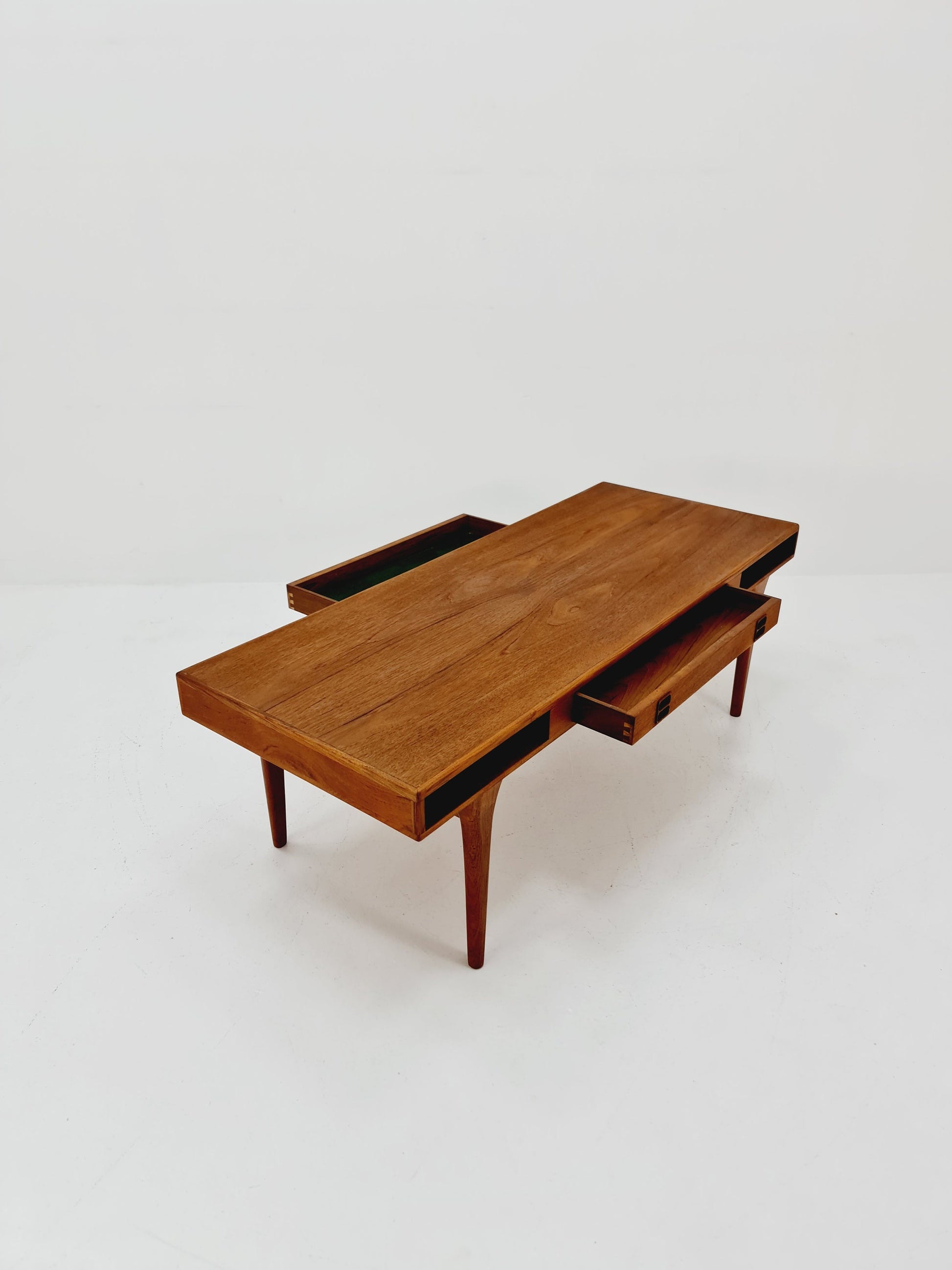 Rare Danish Teak Coffee Table by Nanna Ditzel for Silkeborg Møbelfabrik, 1960s