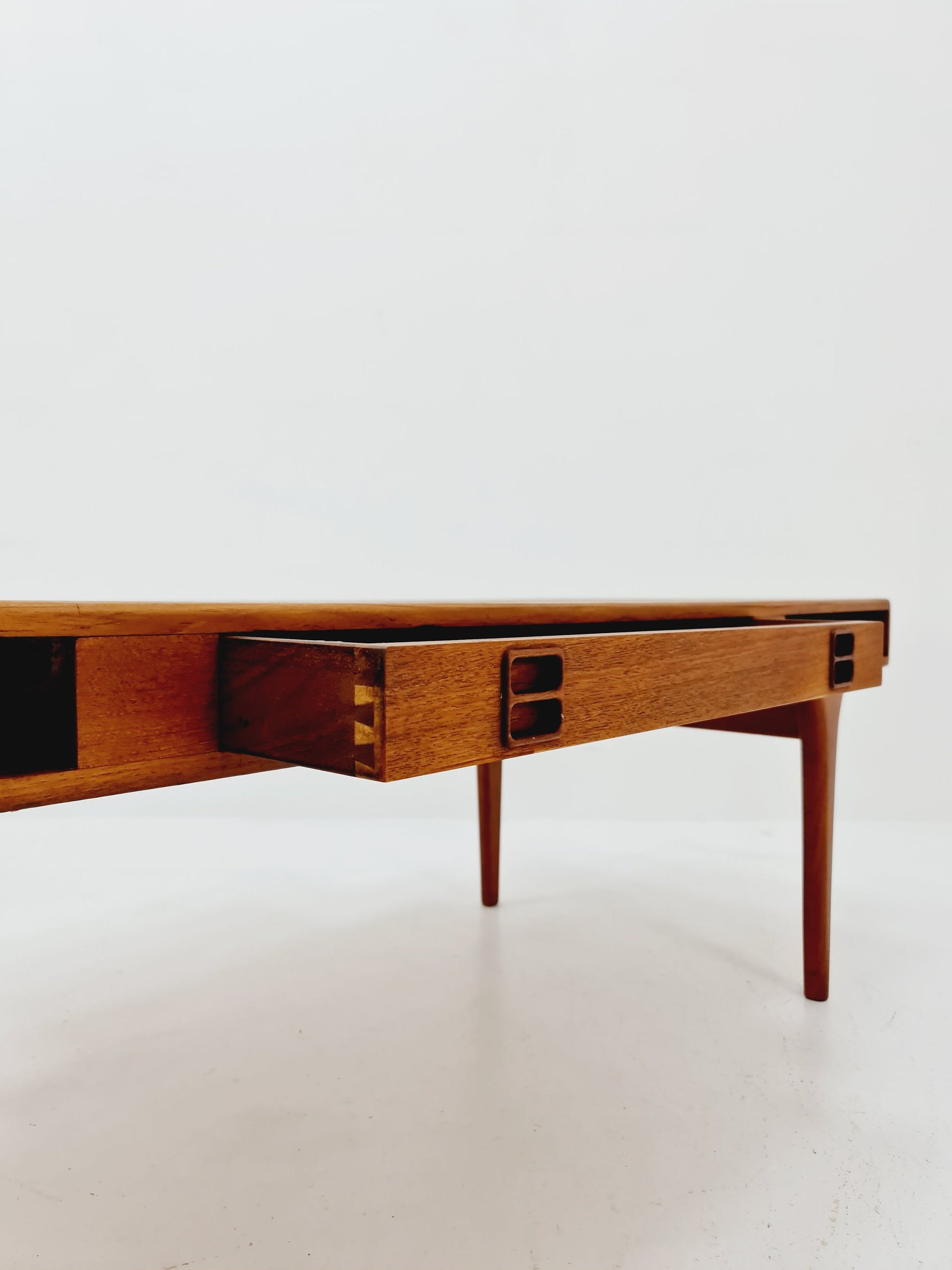 Rare Danish Teak Coffee Table by Nanna Ditzel for Silkeborg Møbelfabrik, 1960s