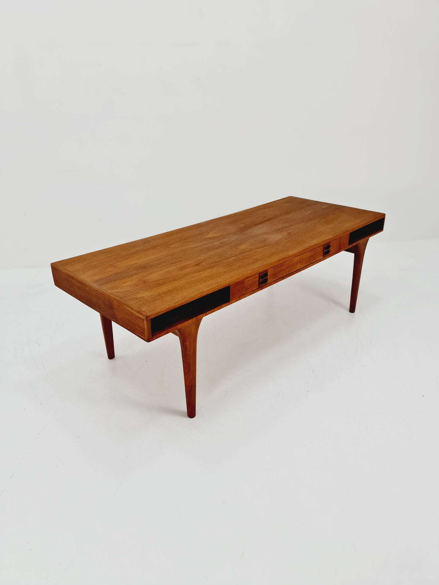 Rare Danish Teak Coffee Table by Nanna Ditzel for Silkeborg Møbelfabrik, 1960s