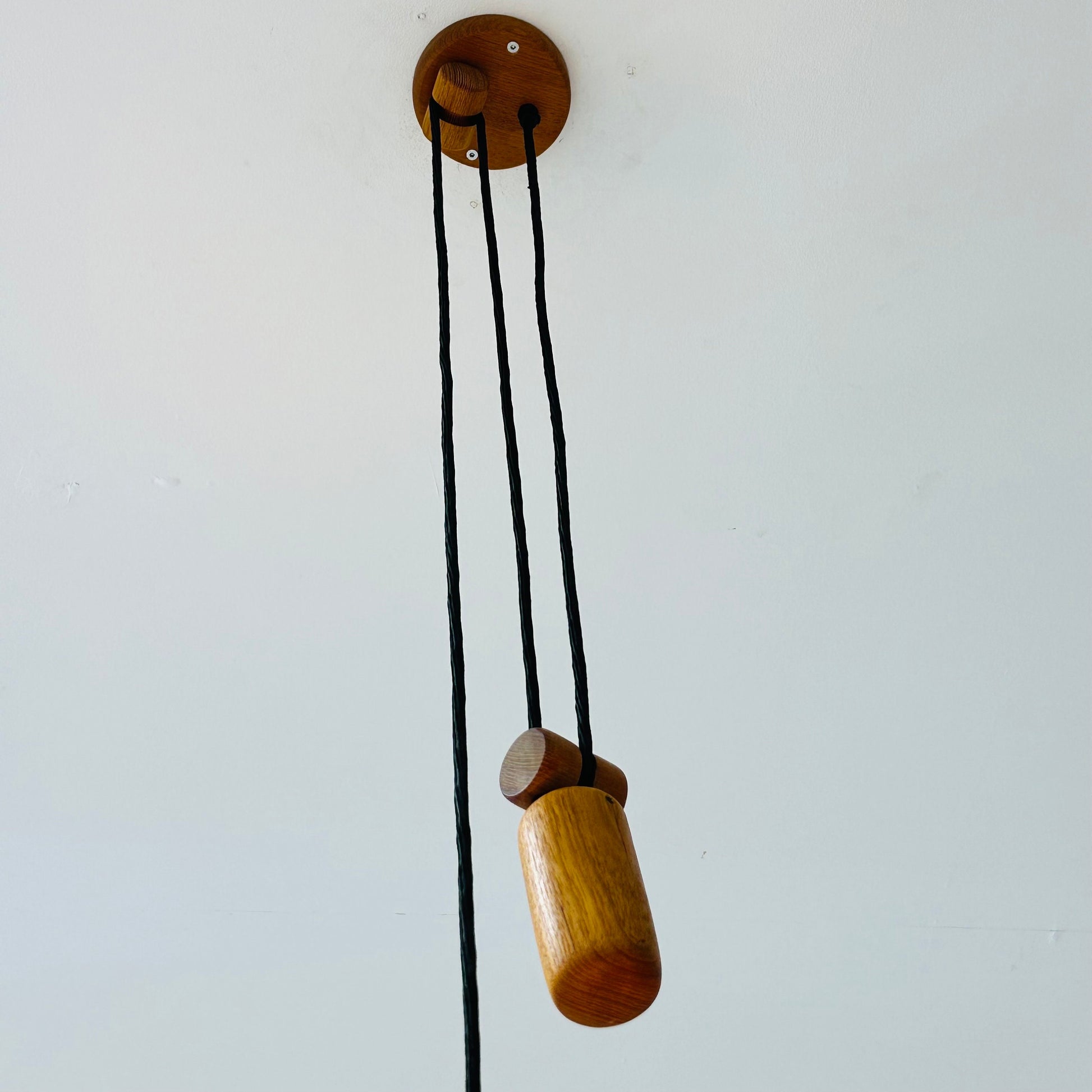 mid century Danish adjustable pendant lamp by DOMUS , 1970S Denmark