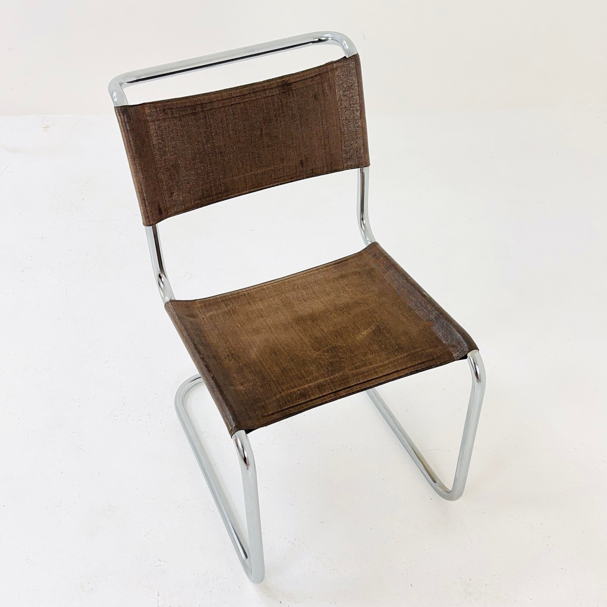 Mid century Orginal Thonet B33 desk chair by Marcel Breuer, 1980s Germany
