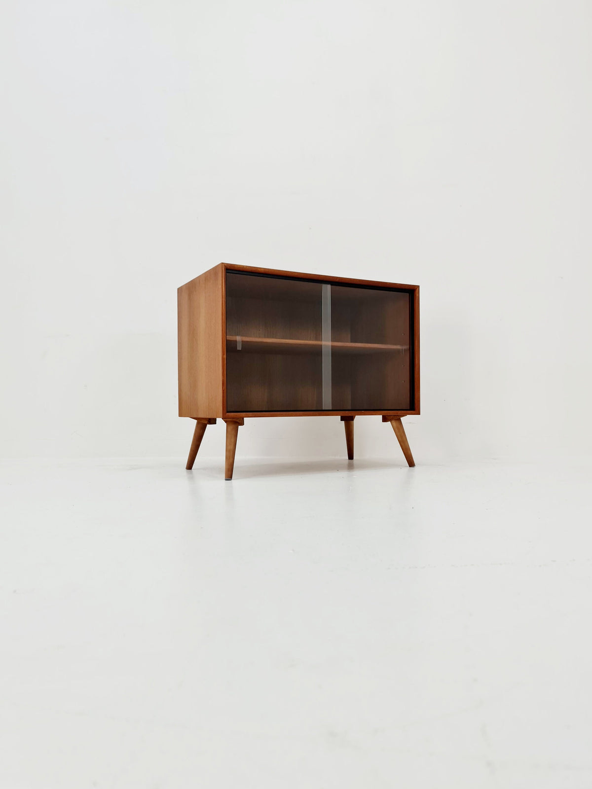 Mid Century Modern danish cabinet teak Display / Vitrine 1960s