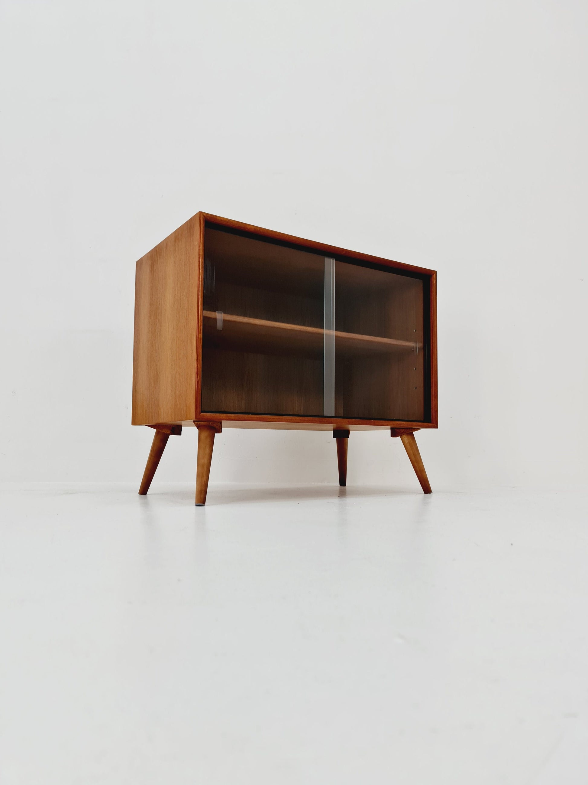 Mid Century Modern danish cabinet teak Display / Vitrine 1960s
