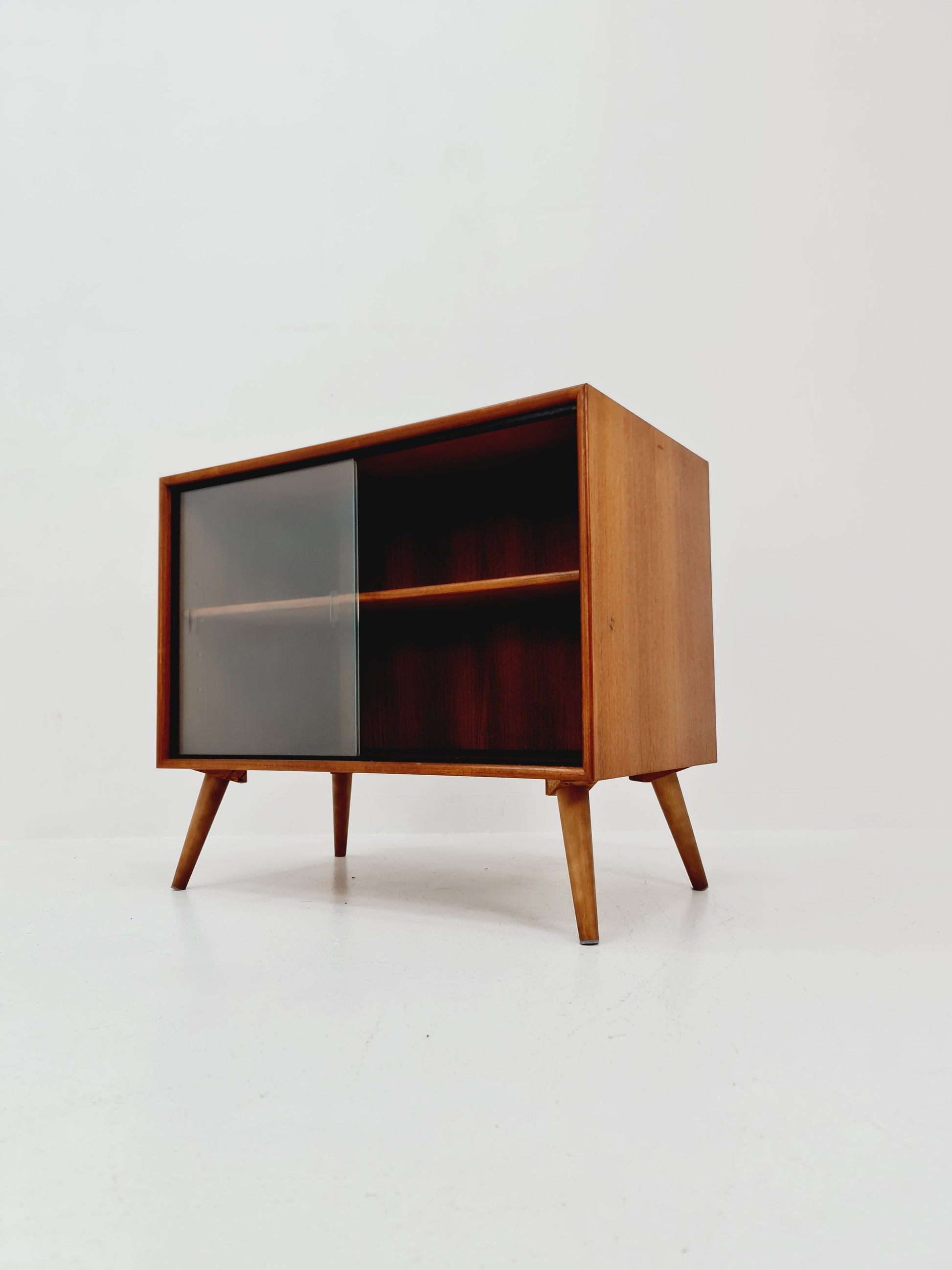 Mid Century Modern danish cabinet teak Display / Vitrine 1960s