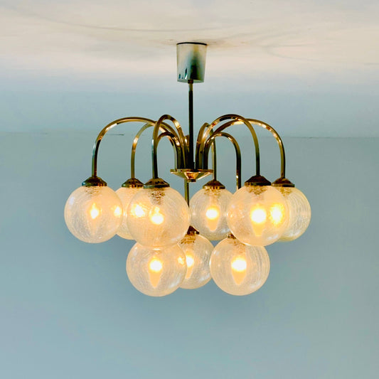 Mid century modern ceiling lamp 1970s ,Italy