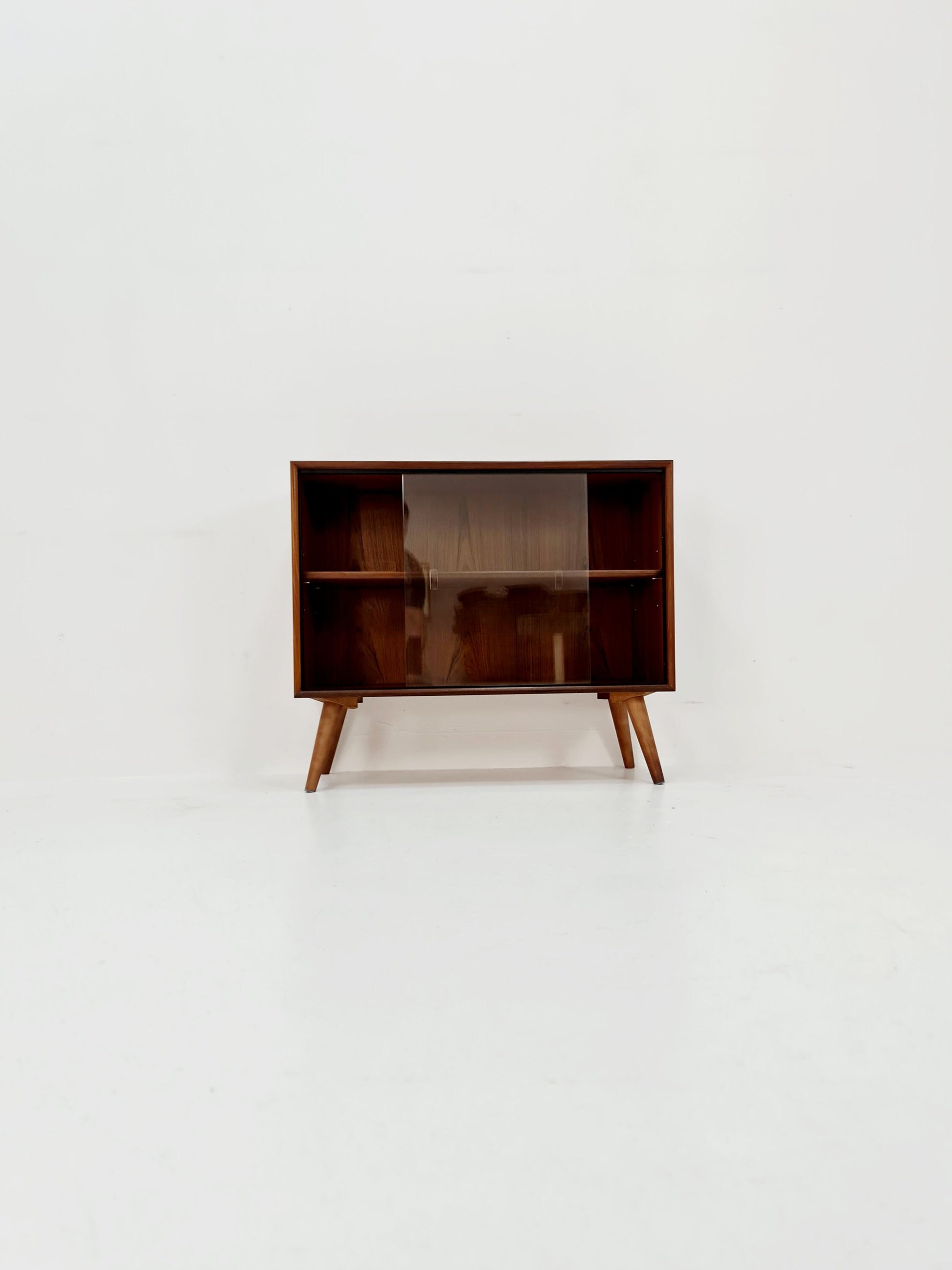 Mid Century Modern danish cabinet teak Display / Vitrine 1960s