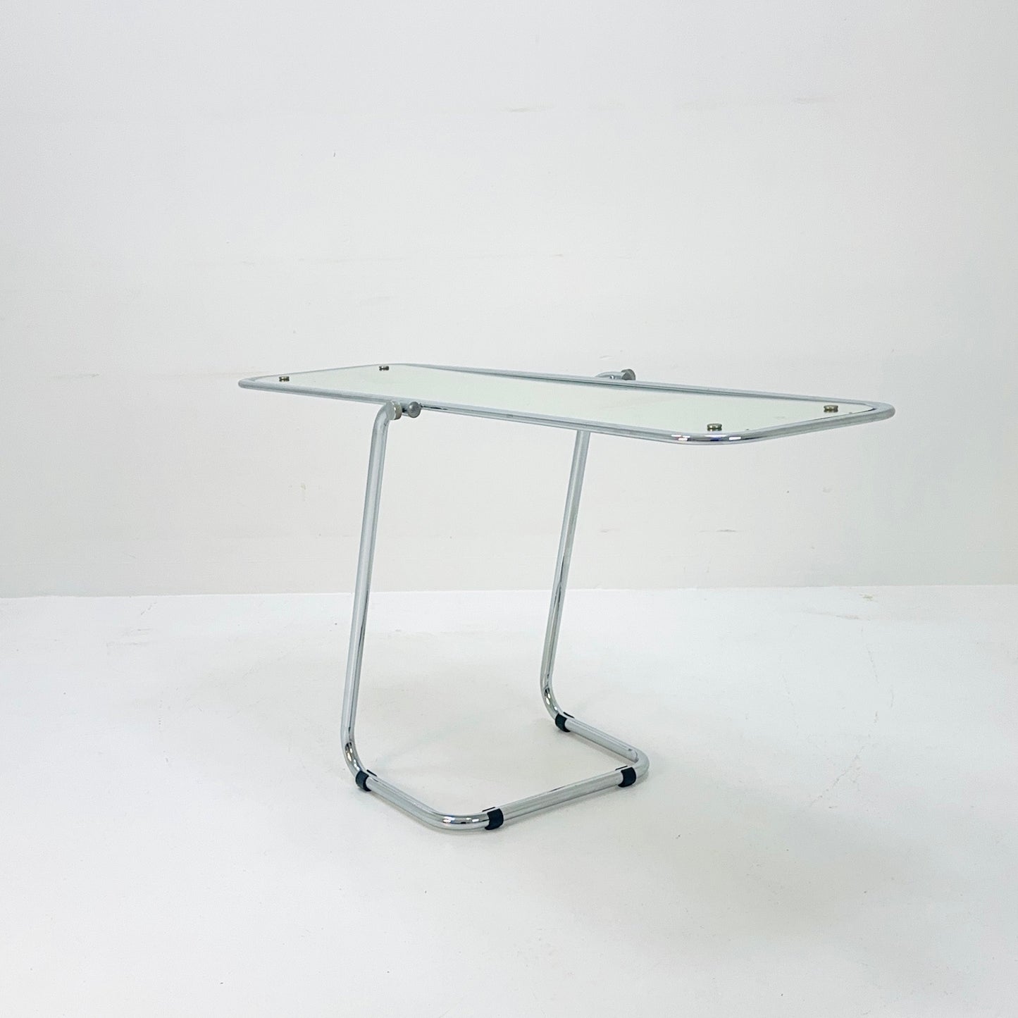 mid century chrome floor mirror 1980s Italy