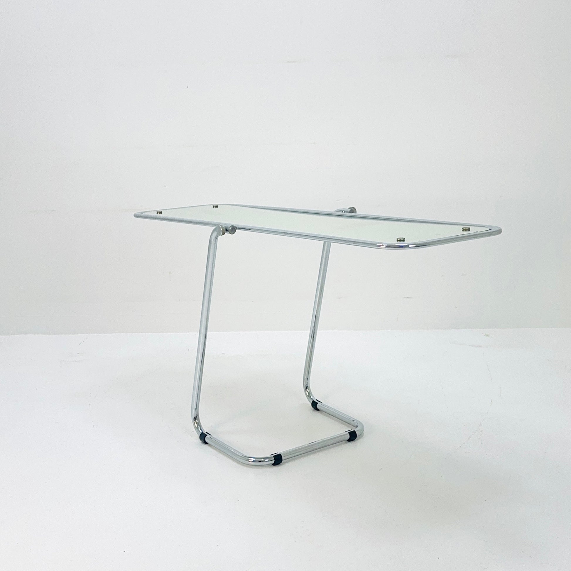 mid century chrome floor mirror 1980s Italy