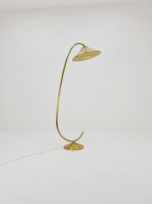 Rare Mid century German floor lamp Brass 1960s