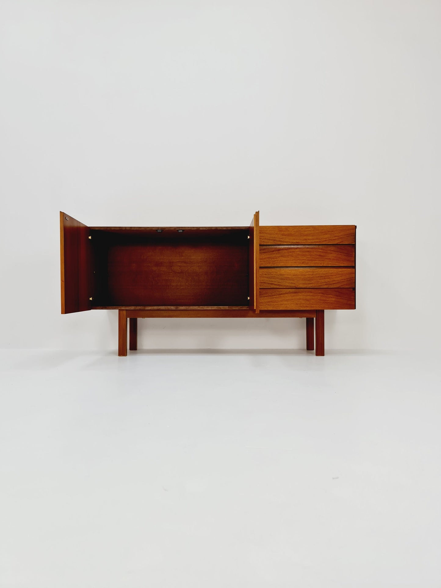 Mid Century Modern German Teak Sideboard by Wista , 1960s