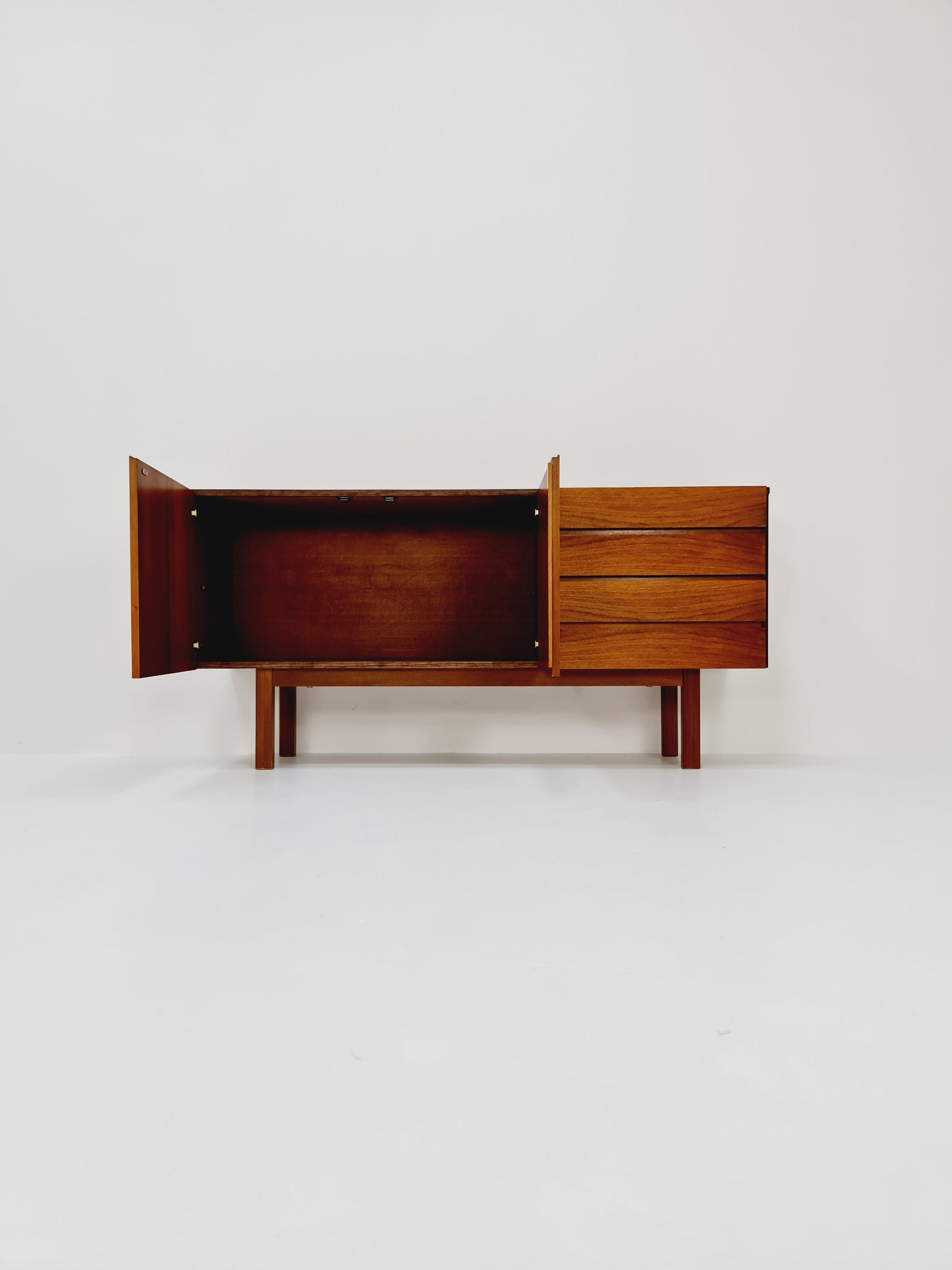 Mid Century Modern German Teak Sideboard by Wista , 1960s