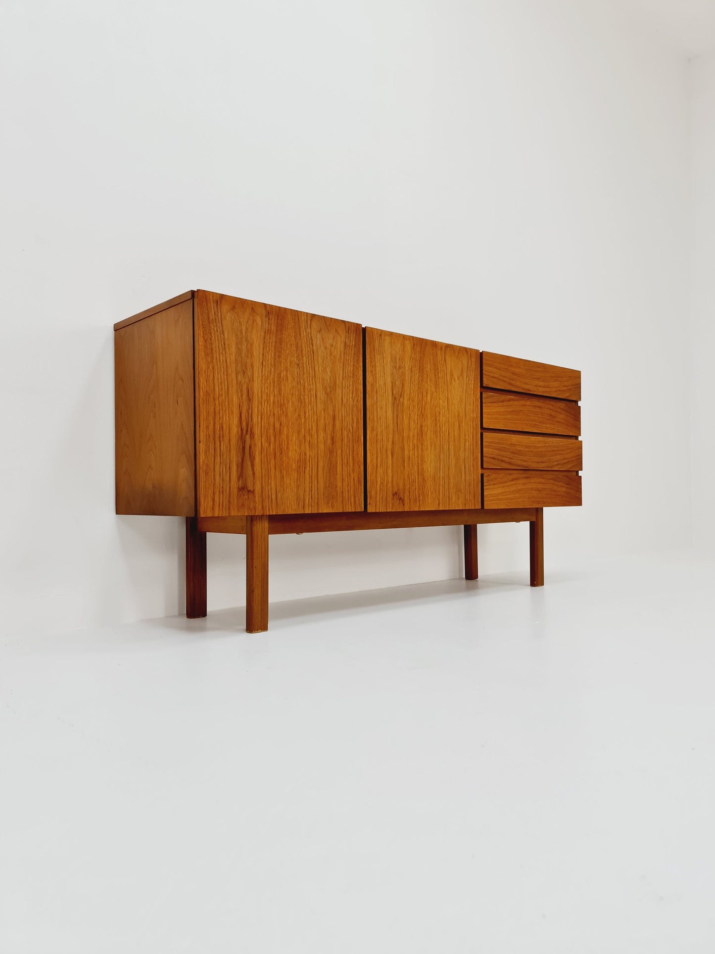 Mid Century Modern German Teak Sideboard by Wista , 1960s