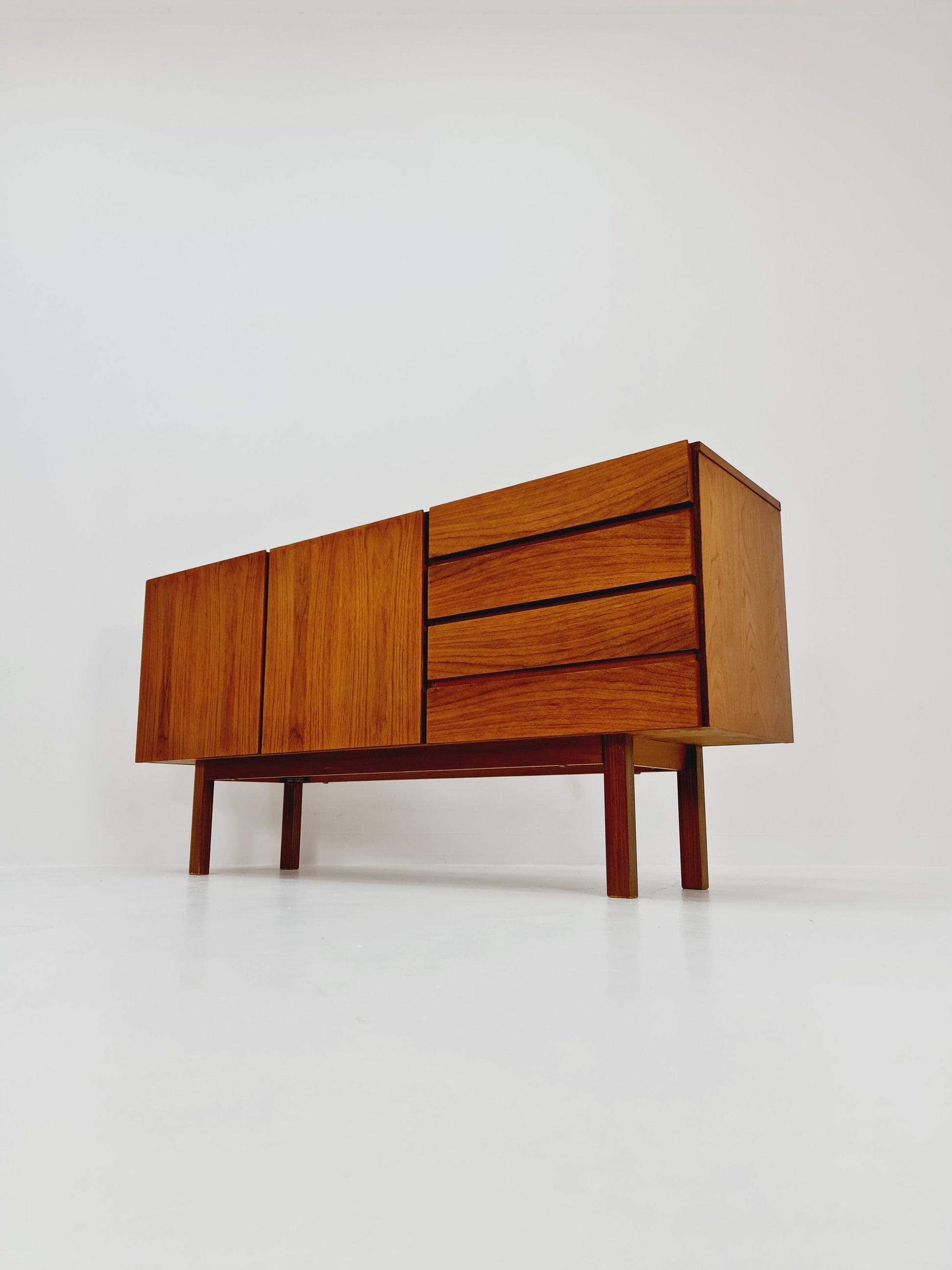 Mid Century Modern German Teak Sideboard by Wista , 1960s