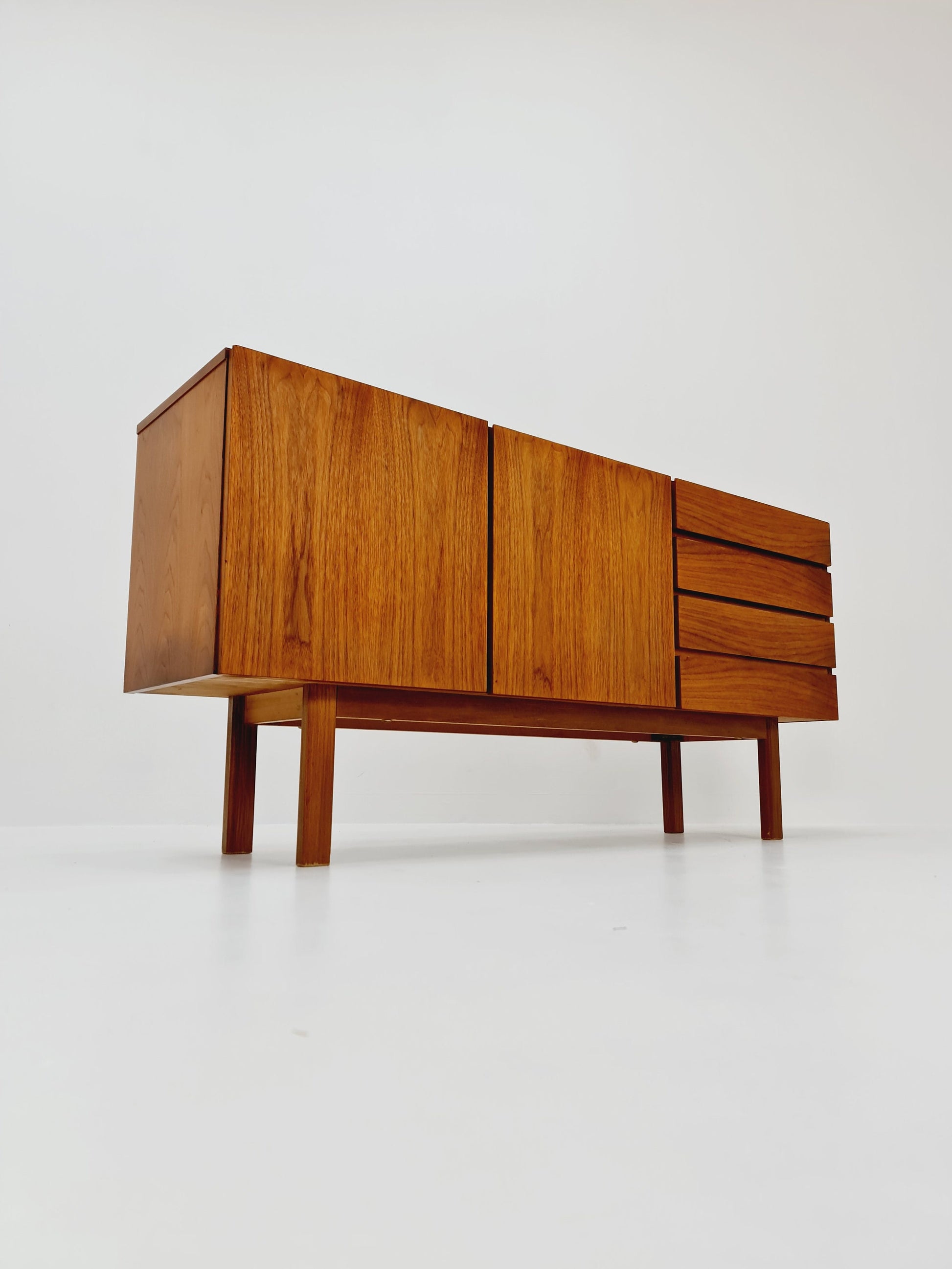 Mid Century Modern German Teak Sideboard by Wista , 1960s