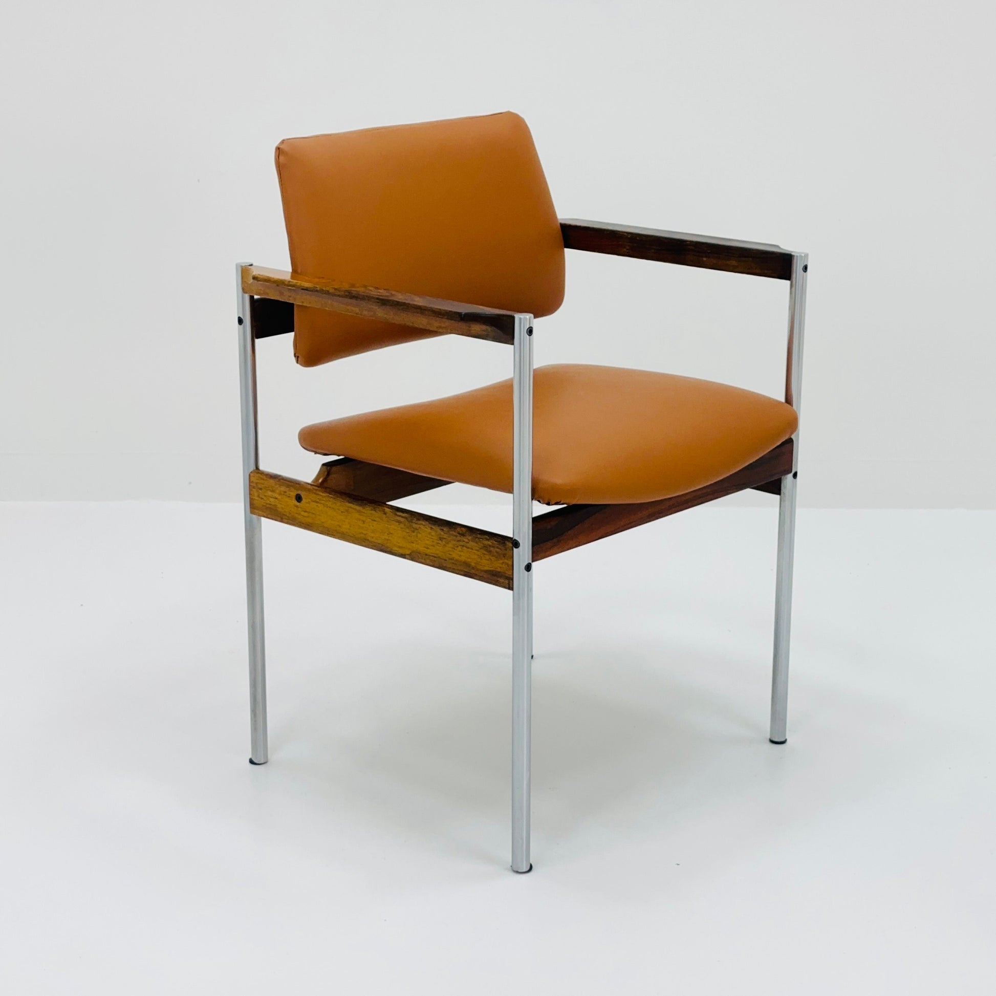 Set of 2 Mid-Century Dining arm Chairs by Thereca, 1960s, Netherlands