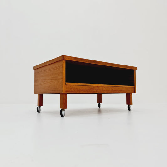 Midcentury Dansh teak side table /TV Sideboard by Omann jun , 1960s