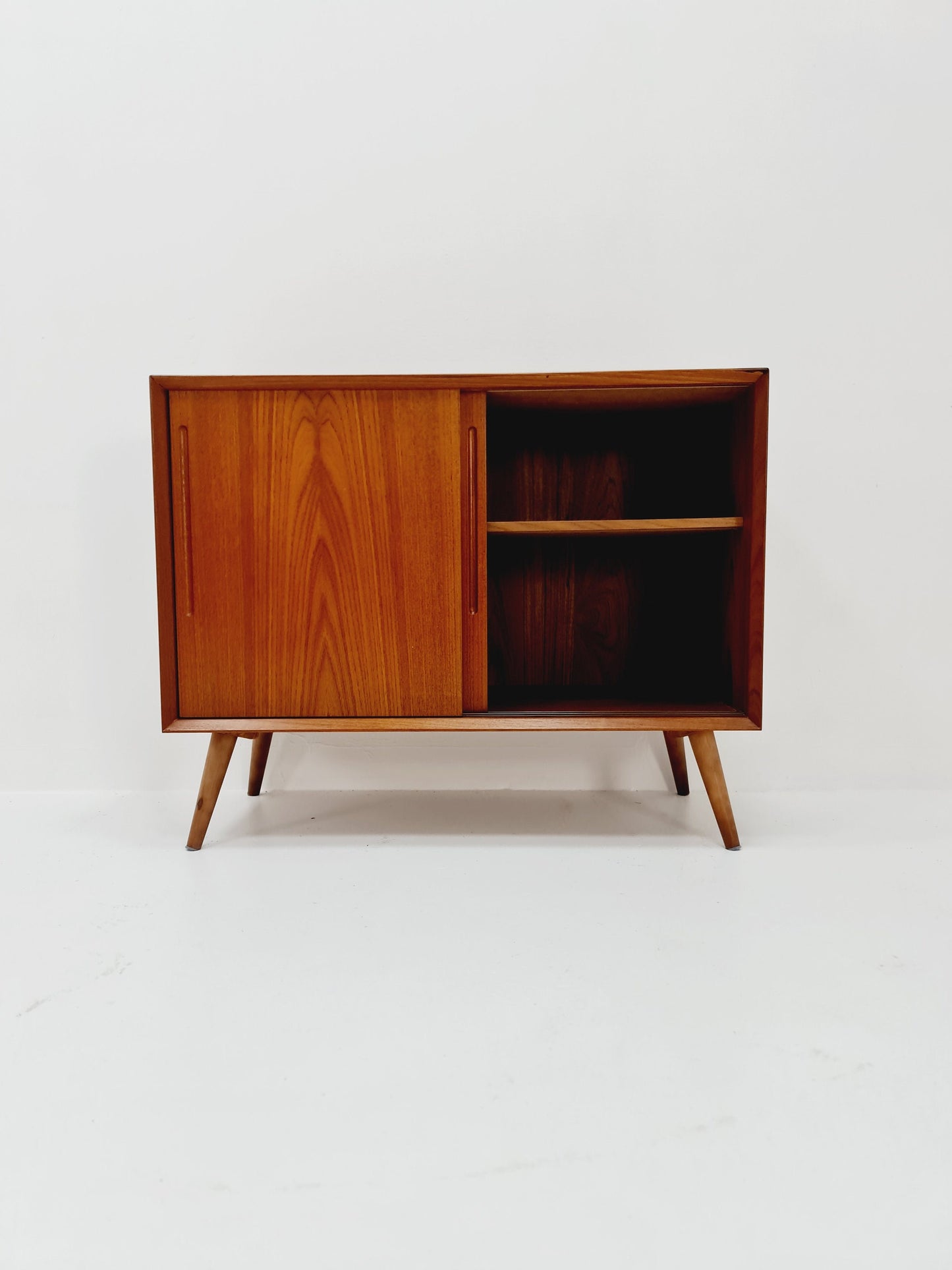 Mid Century Modern Danish Teak Sideboard By Svend AAge Rasmussen 1950s