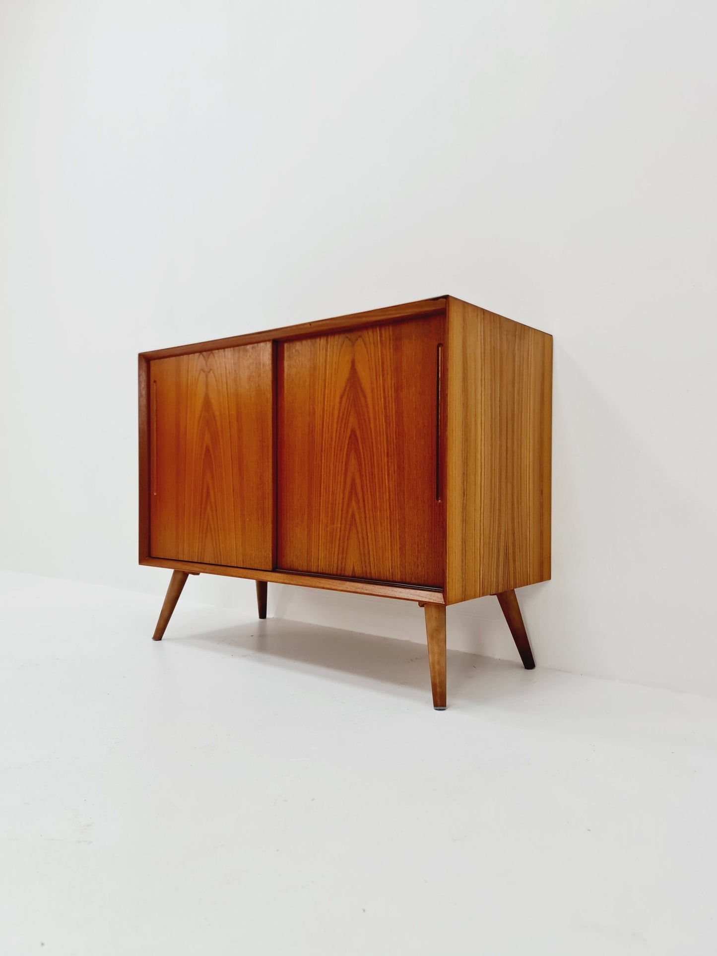 Mid Century Modern Danish Teak Sideboard By Svend AAge Rasmussen 1950s