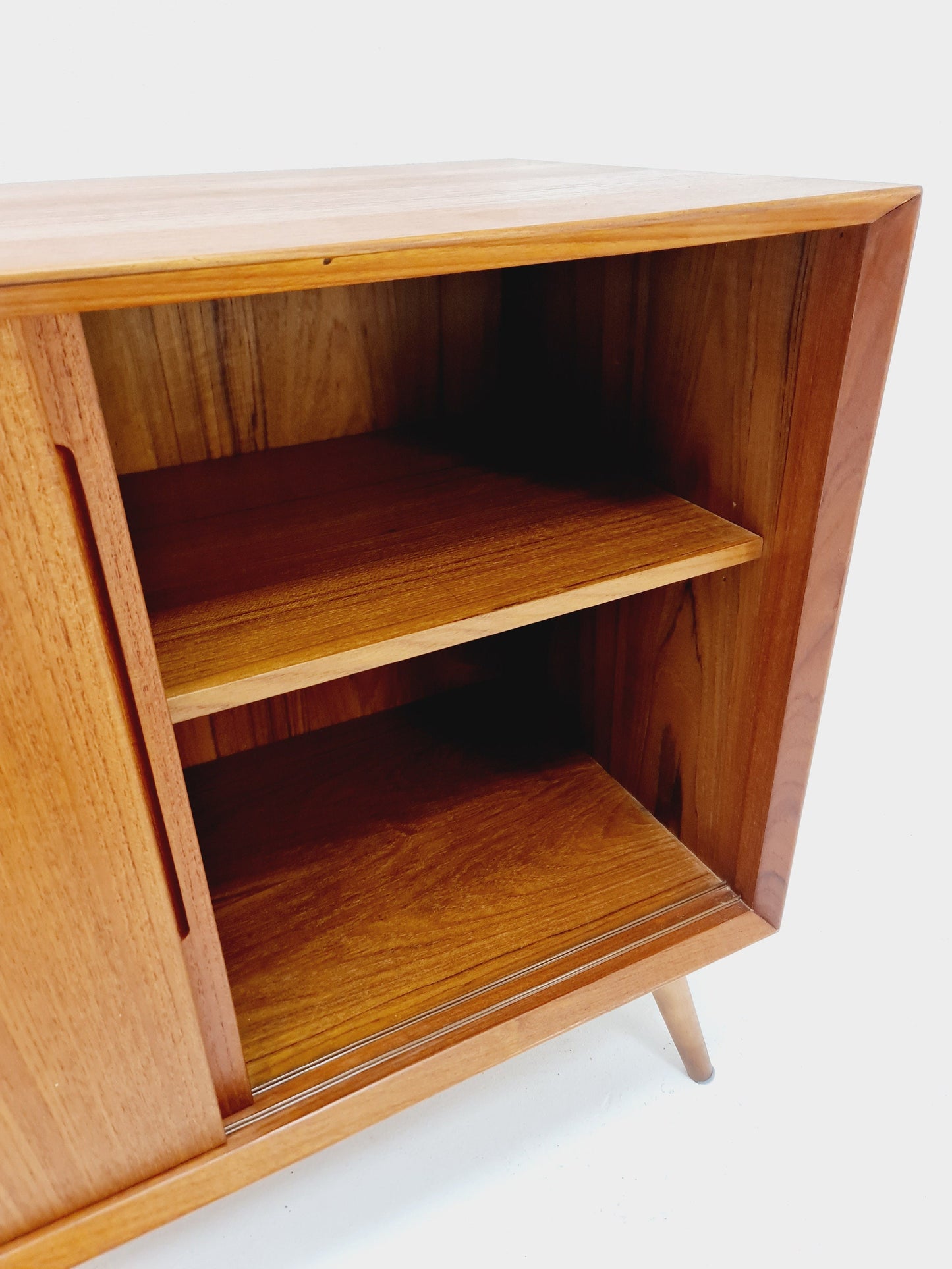 Mid Century Modern Danish Teak Sideboard By Svend AAge Rasmussen 1950s