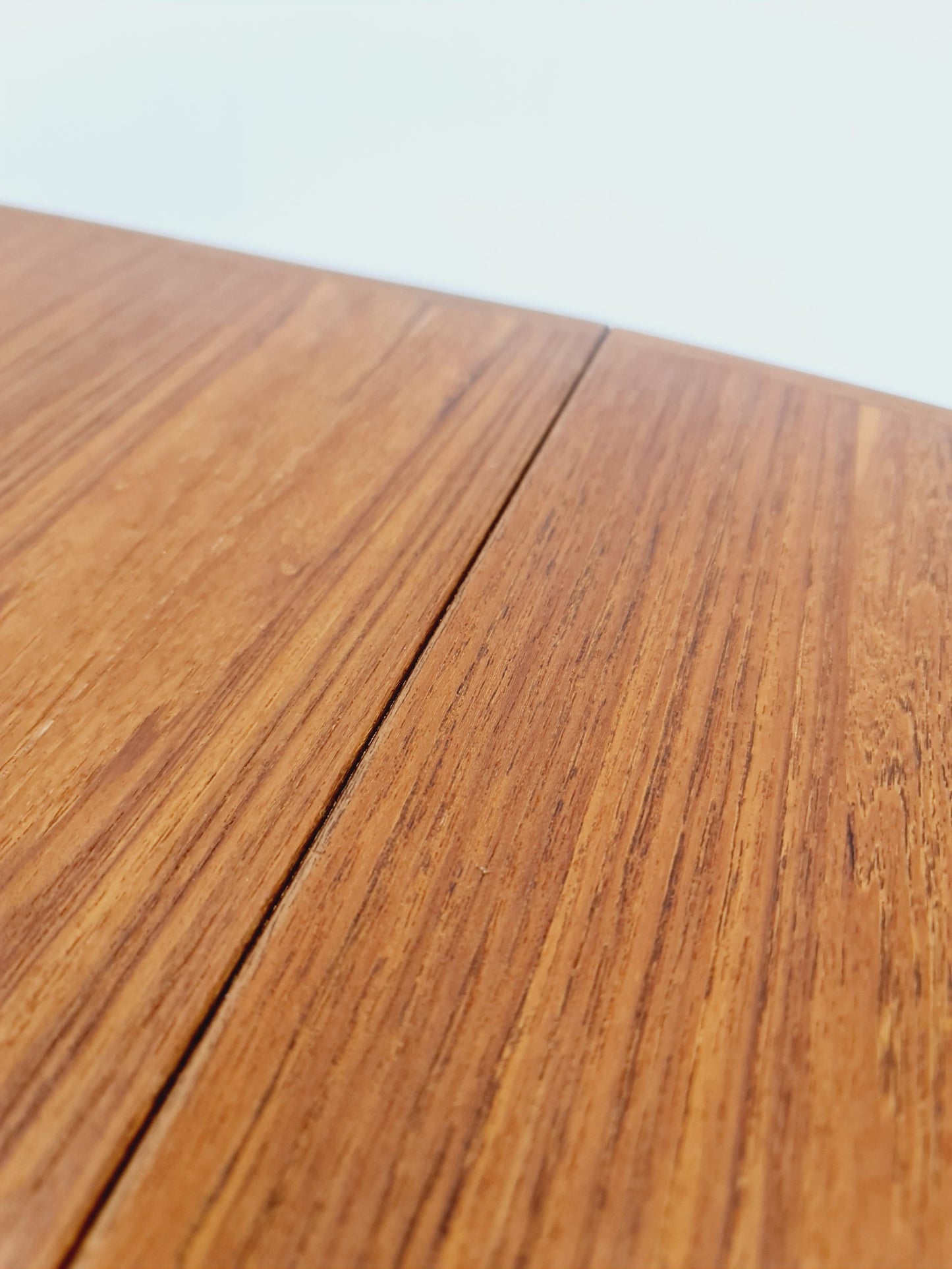 Mid century extendable Danish Modern Teak dining table by Glostrup , 1970s