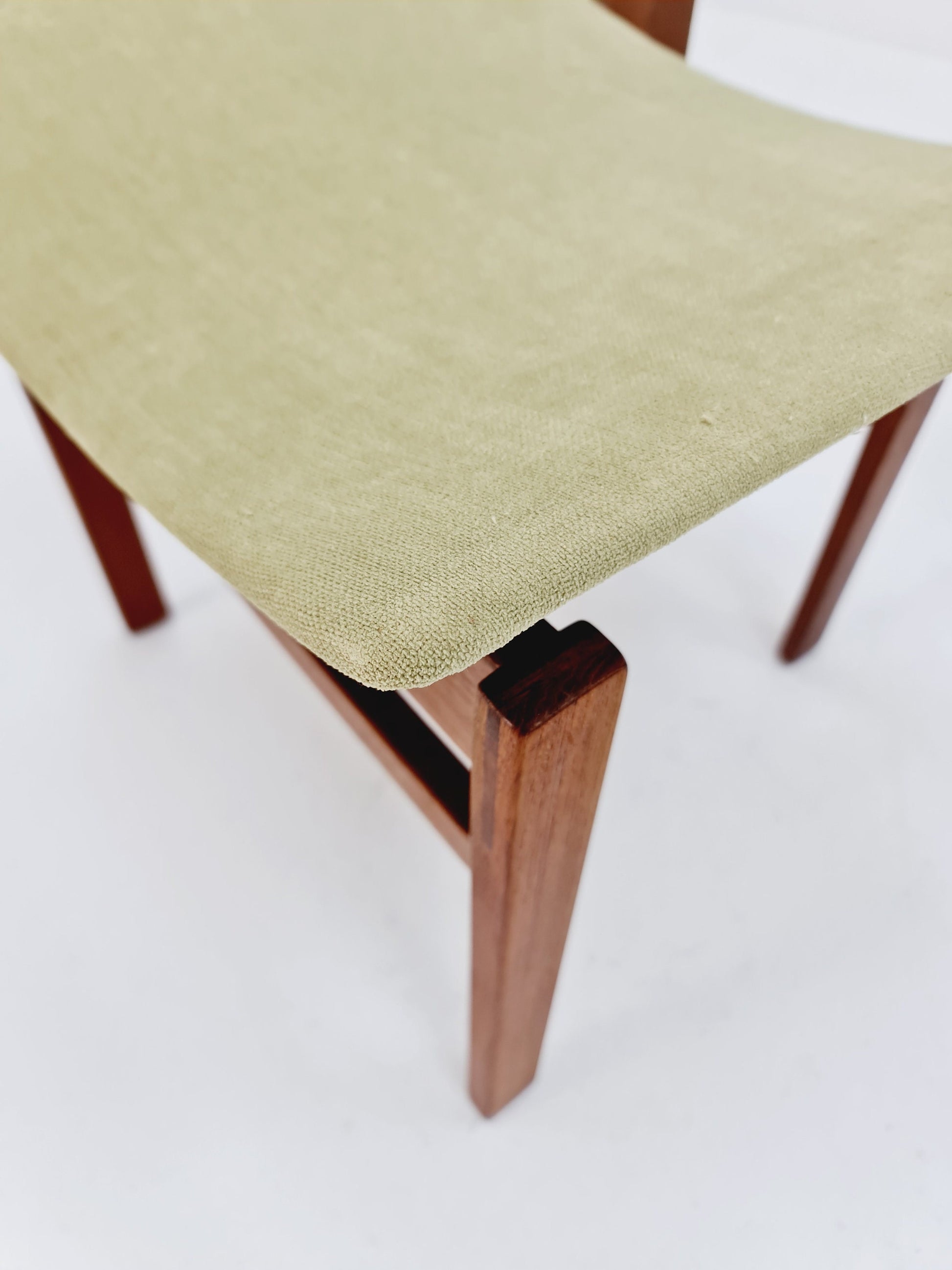 Danish Rare Teak Dining chairs By Inger Klingenberg For France & Son Model 193 ,1960s