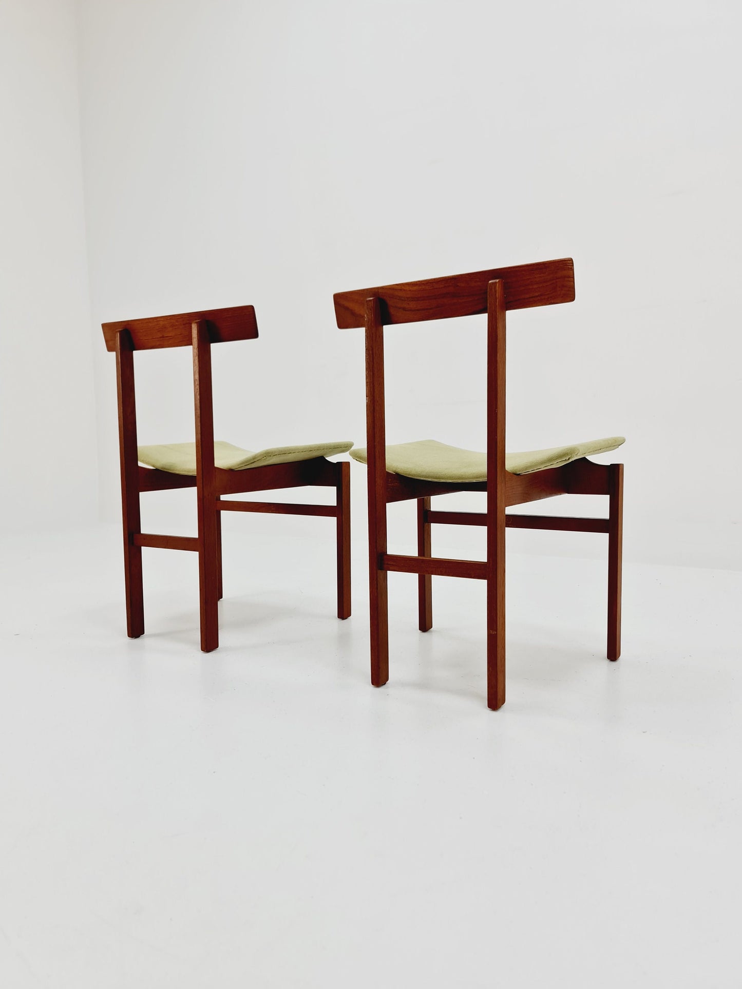 Danish Rare Teak Dining chairs By Inger Klingenberg For France & Son Model 193 ,1960s