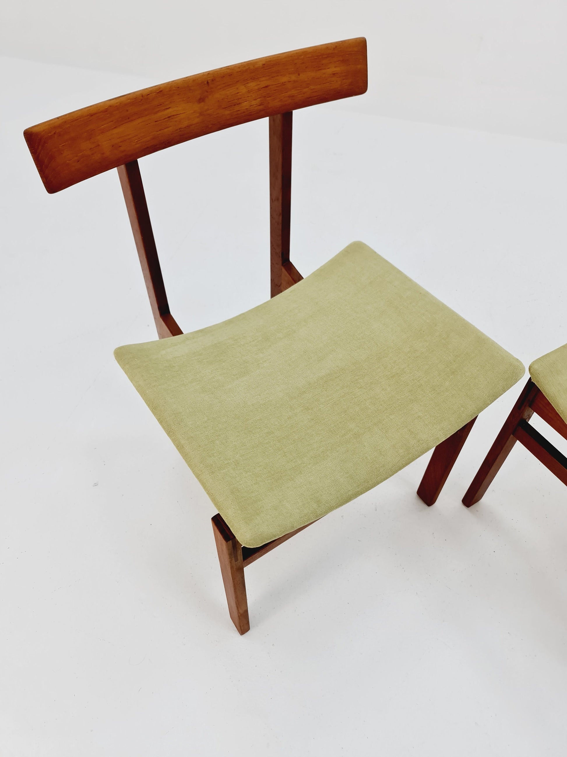Danish Rare Teak Dining chairs By Inger Klingenberg For France & Son Model 193 ,1960s
