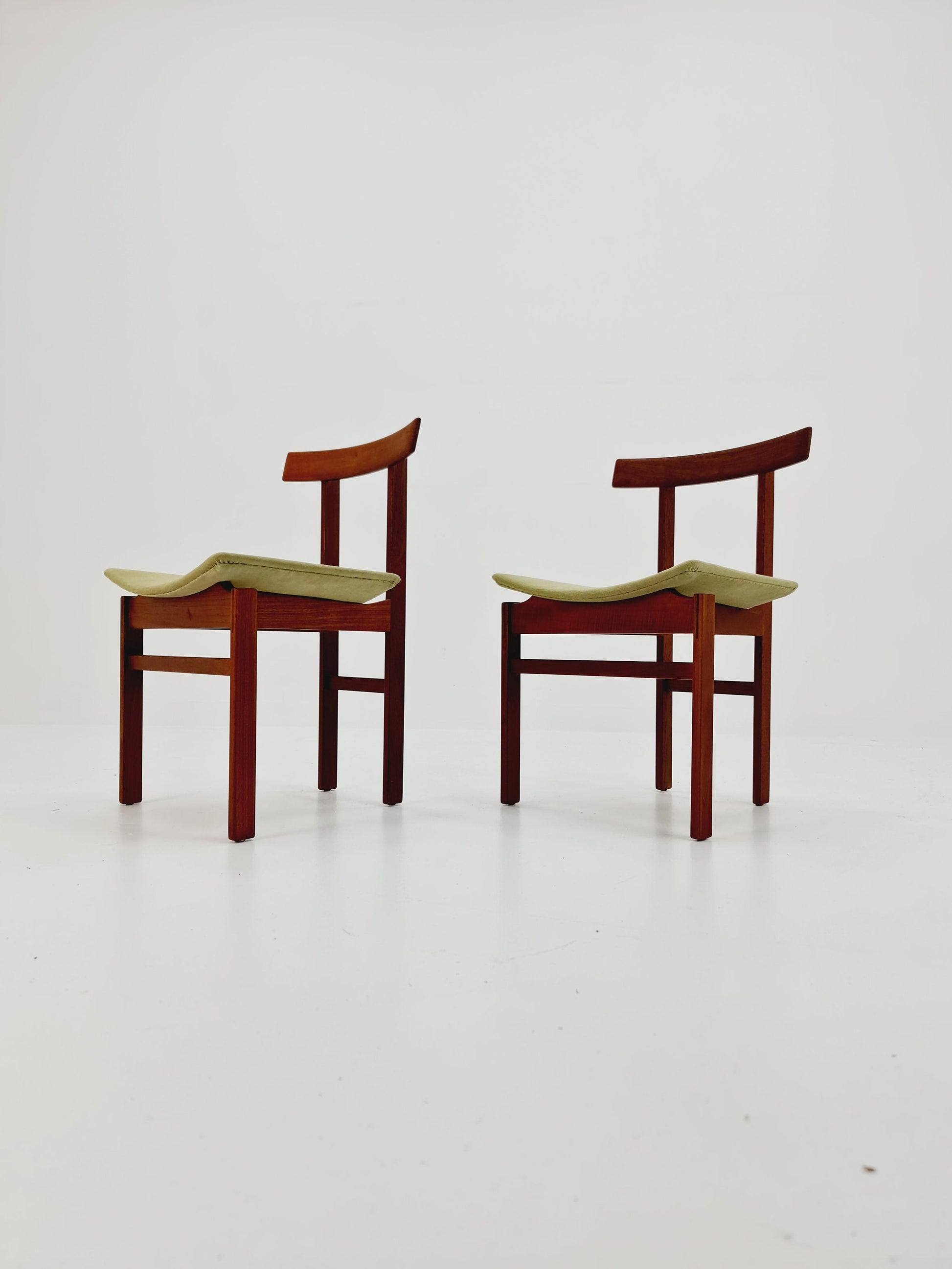 Danish Rare Teak Dining chairs By Inger Klingenberg For France & Son Model 193 ,1960s