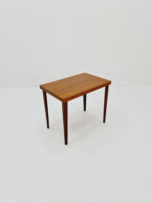 Midcentury German Walnut side table by Opal Möbelfabrik, 1960s