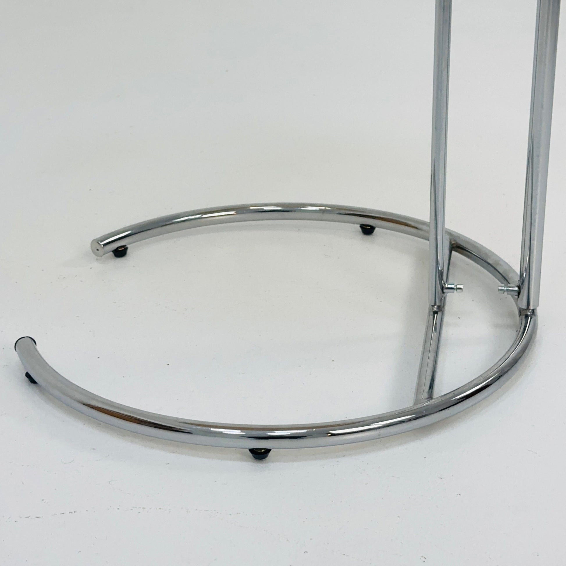 1 of 2 mid century Vintage style of the Adjustable Table E 1027 by Eileen Gray Italy 1990s