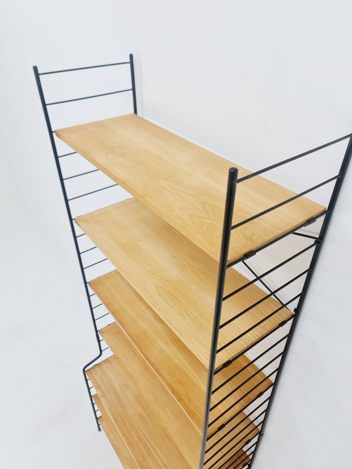 Freestanding vintage string bookshelf in Eshe , 1950s by WHB Germnay