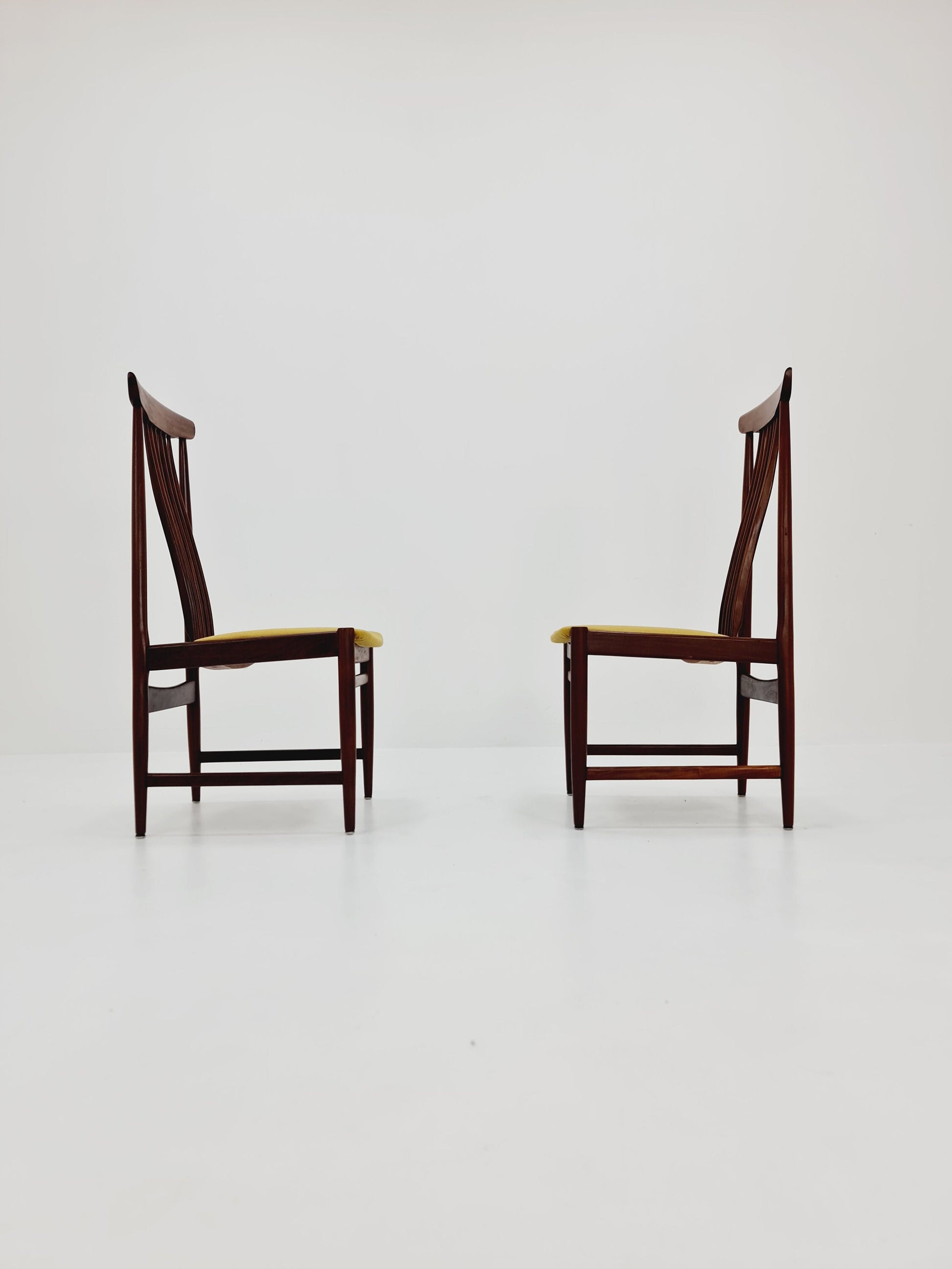 Danish Rare Teak Dining chairs By Arne vodder ,1960s