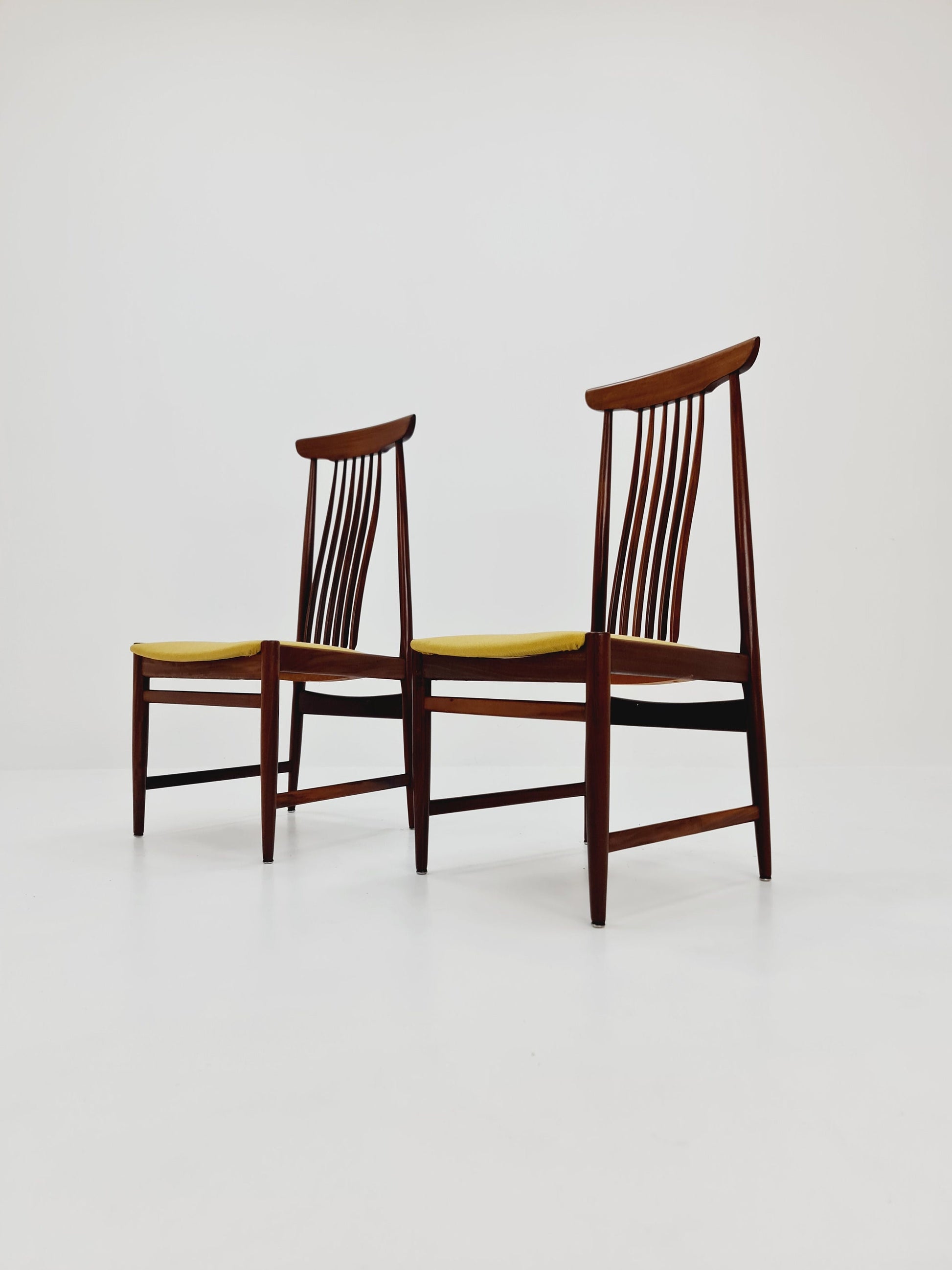 Danish Rare Teak Dining chairs By Arne vodder ,1960s