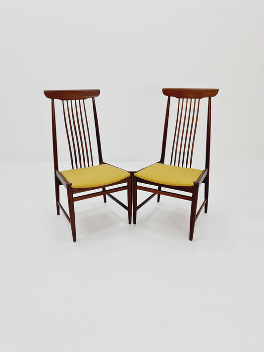 Danish Rare Teak Dining chairs By Arne vodder, 1960s