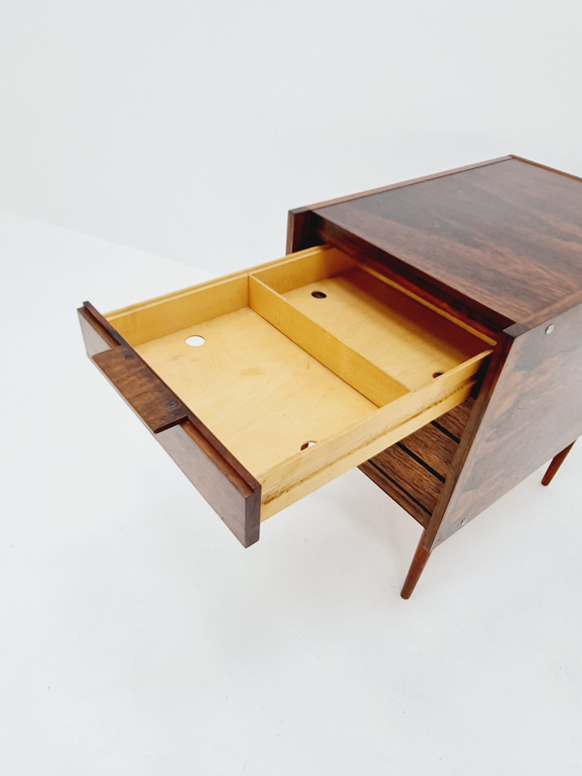 Midcentury Danish Desk design chest of drawers / drawer dresser /4 drawers cabinet, 1960s