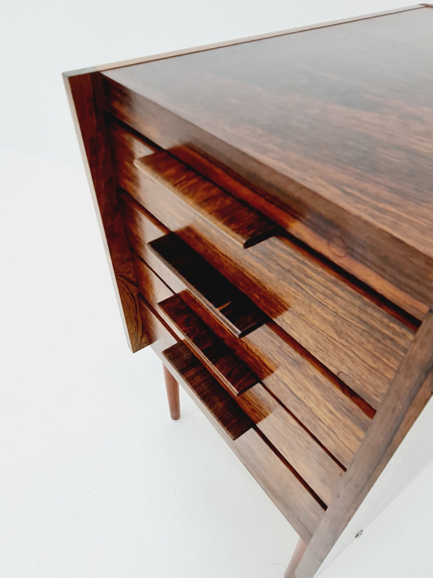 Midcentury Danish Desk design chest of drawers / drawer dresser /4 drawers cabinet, 1960s