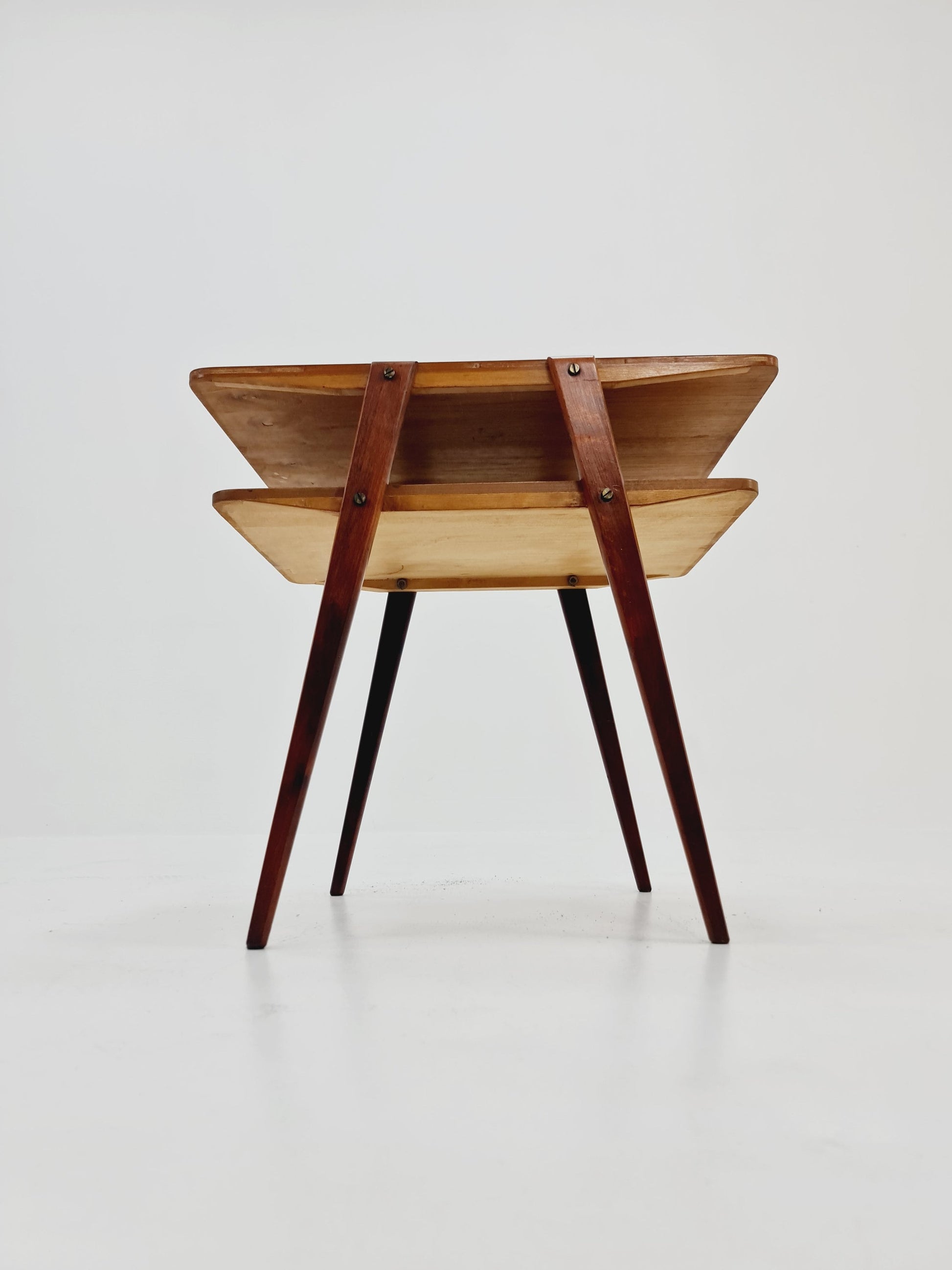 Swedish Mid century Mahogany nightstands, side tables by Albert’s Möbelfabrik, 1960s