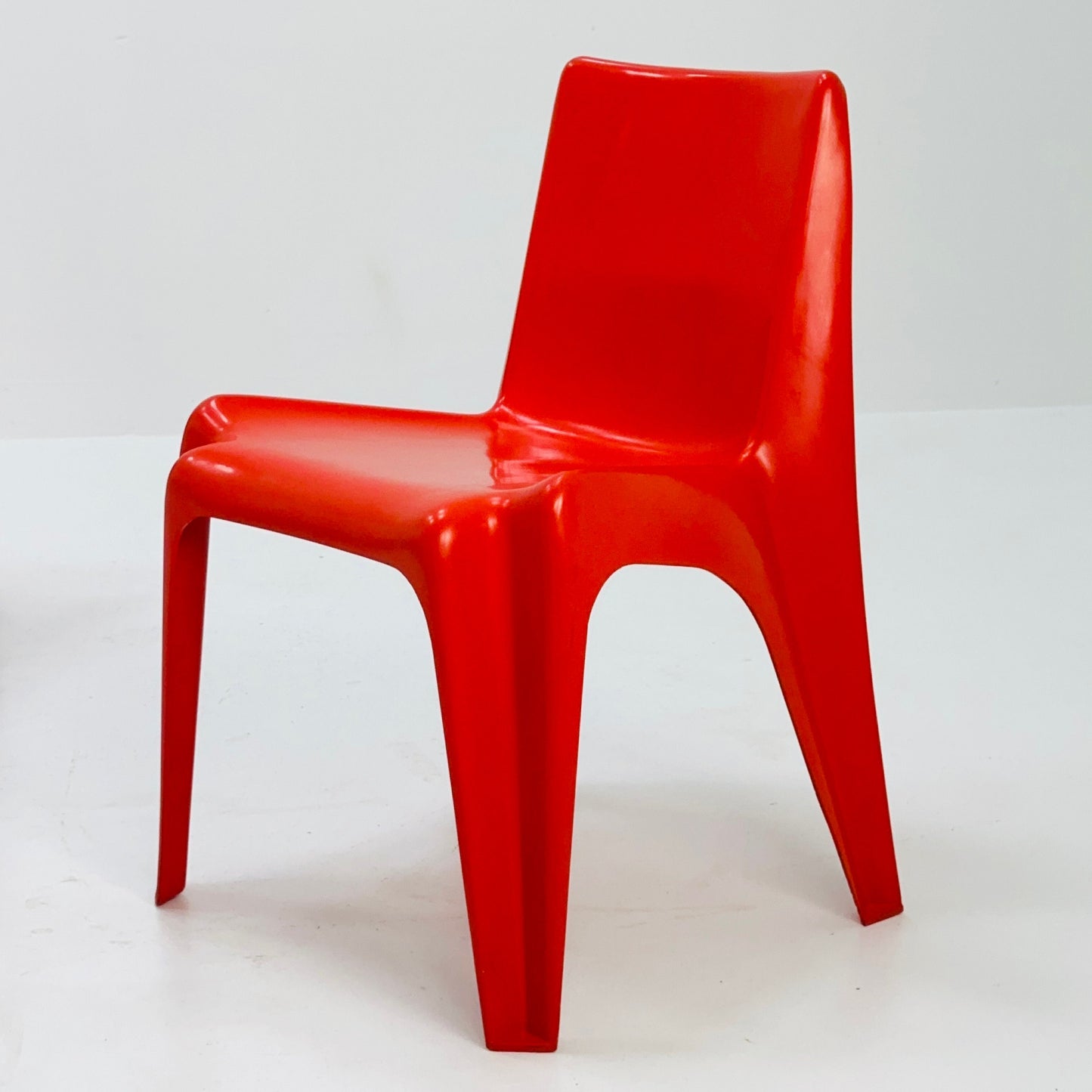 Space age Set of 4 Dining chairs Bofinger BA1171 chair by Helmut Bätzner,1970