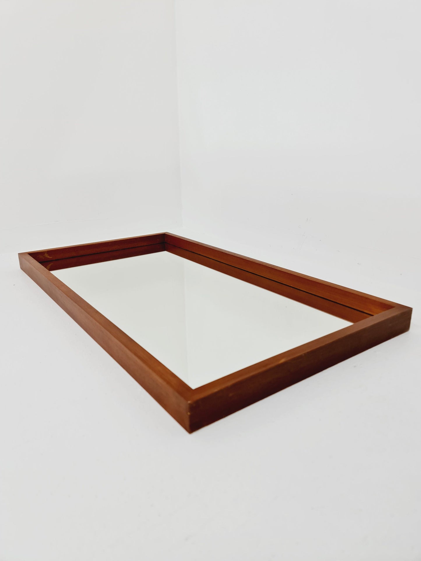 Big Danish mid-century Modern wall-mounted mirror, 1960s