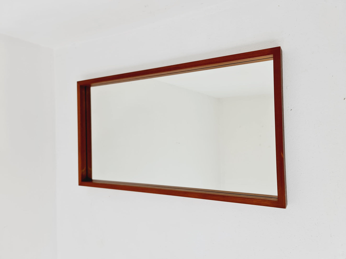 Big Danish mid-century Modern wall-mounted mirror, 1960s