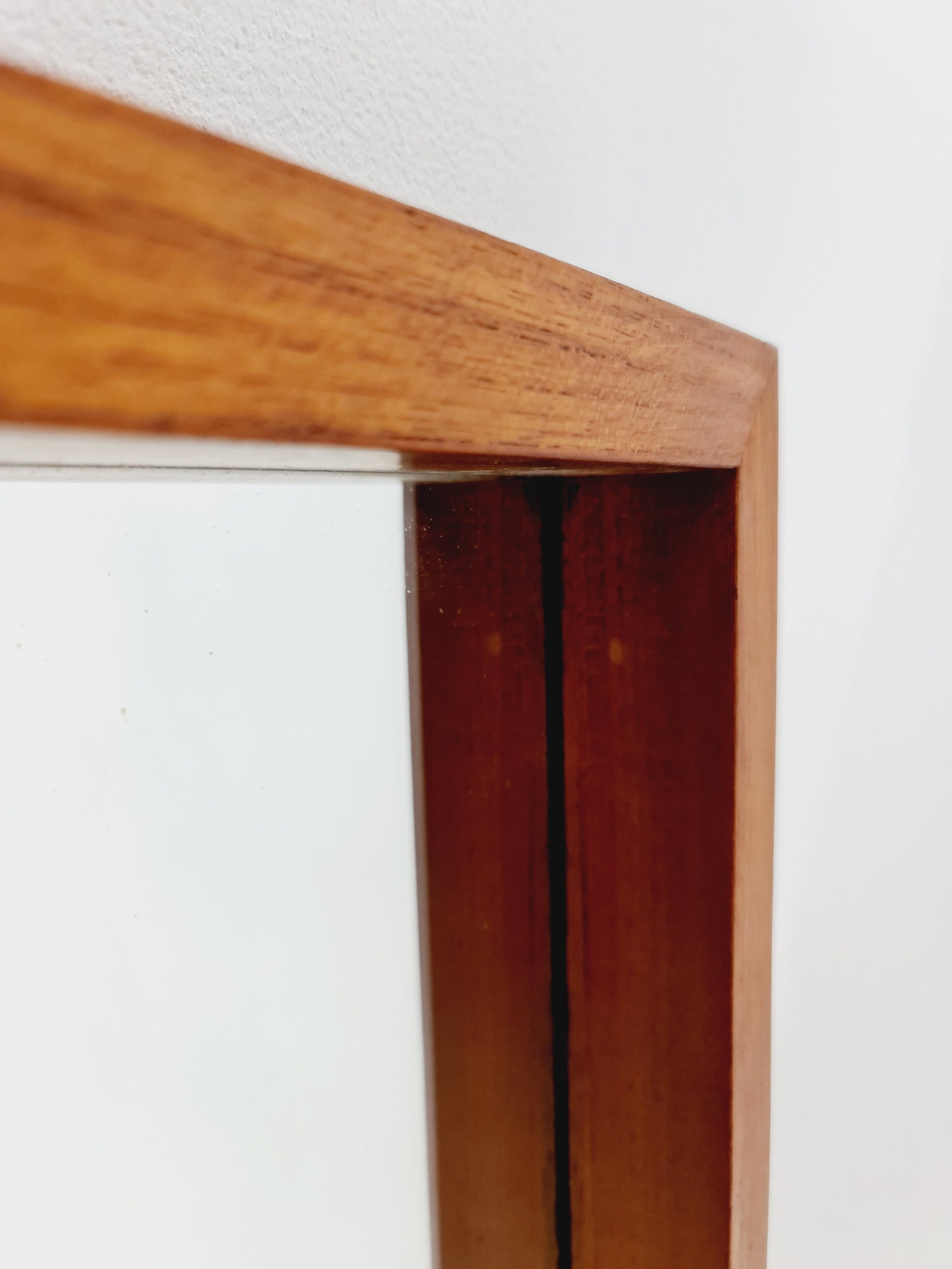 Big Danish mid-century Modern wall-mounted mirror, 1960s