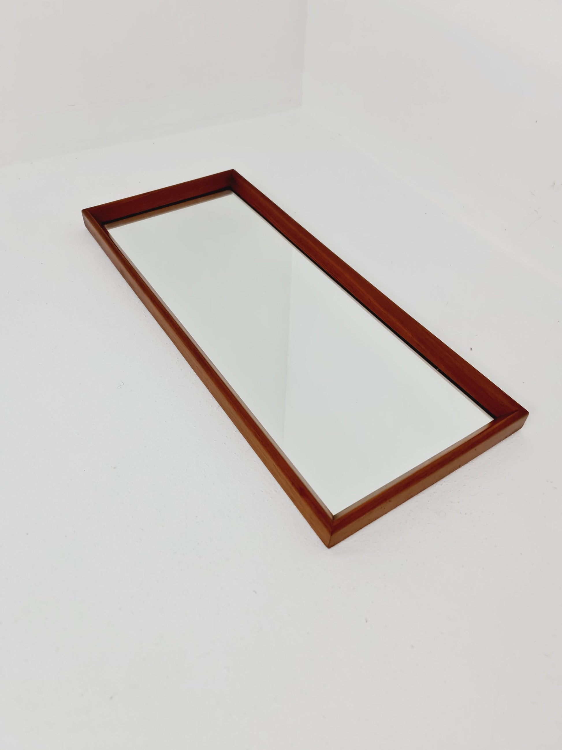 German mid-century Modern wall-mounted mirror, By Verlaux 1950s