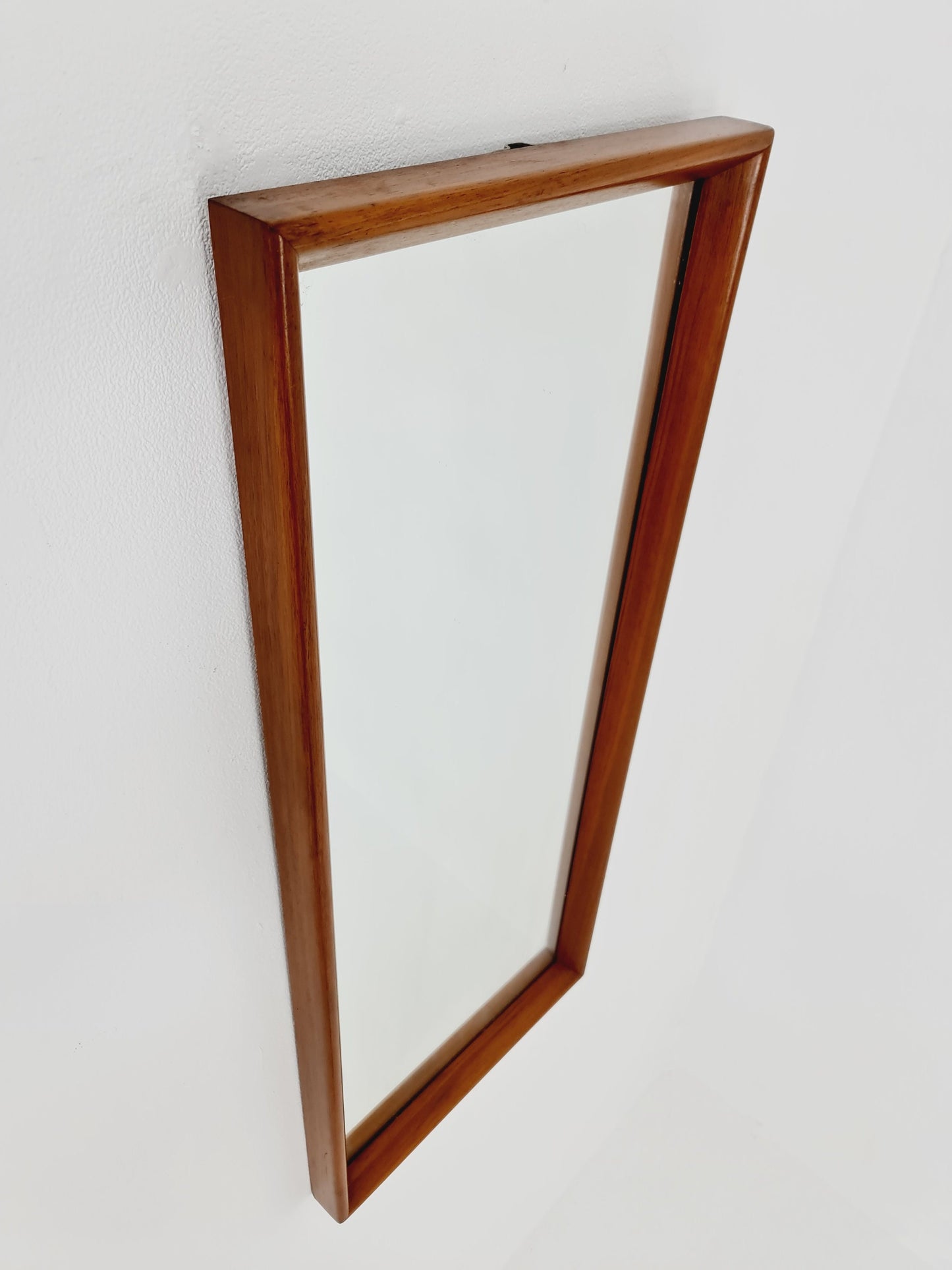 German mid-century Modern wall-mounted mirror, By Verlaux 1950s