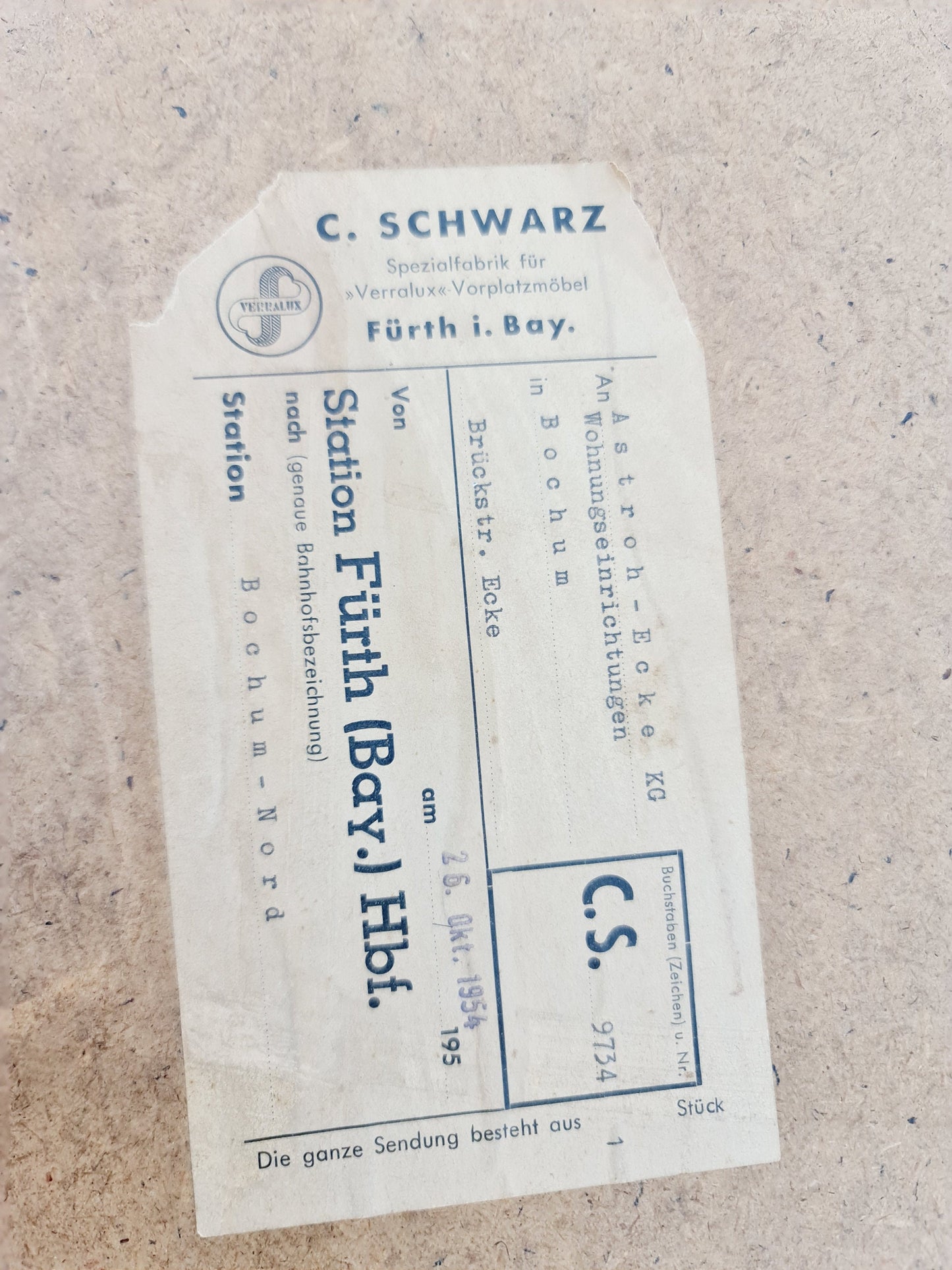 German mid-century Modern wall-mounted mirror, By Verlaux 1950s